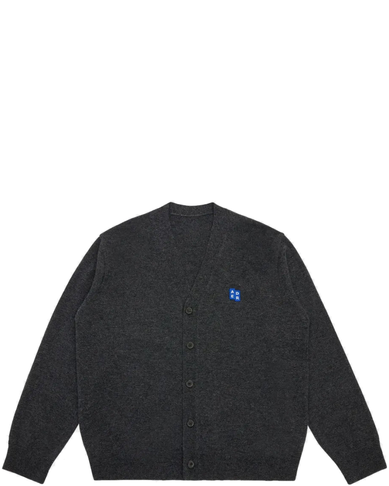 Grey Logo-Patch Button Cardigan Ader error оригінал – Купити в Україні