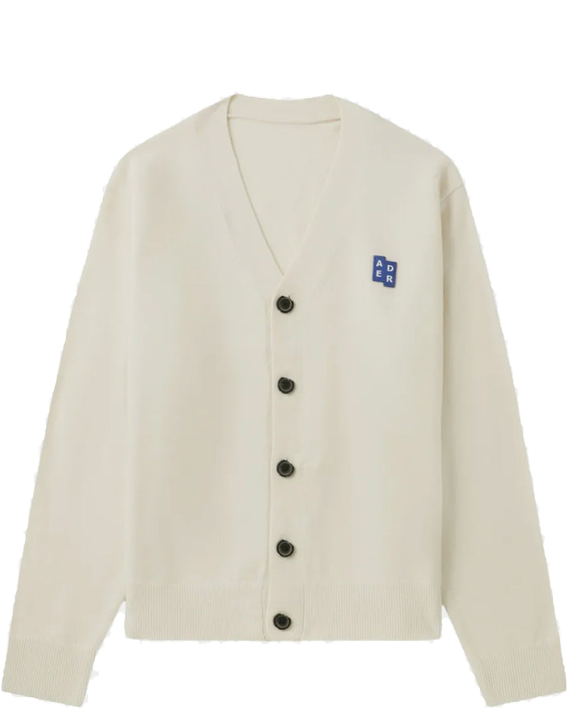 Oatmeal Sig; Bl Tag Logo-Patch Button Cardigan Ader error оригінал – Купити в Україні