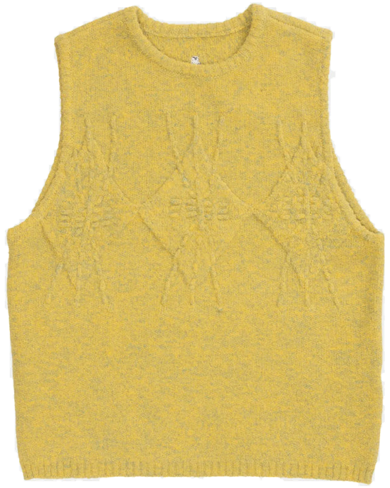 Оригінальна Yellow Sleeveless Sweater Ader error