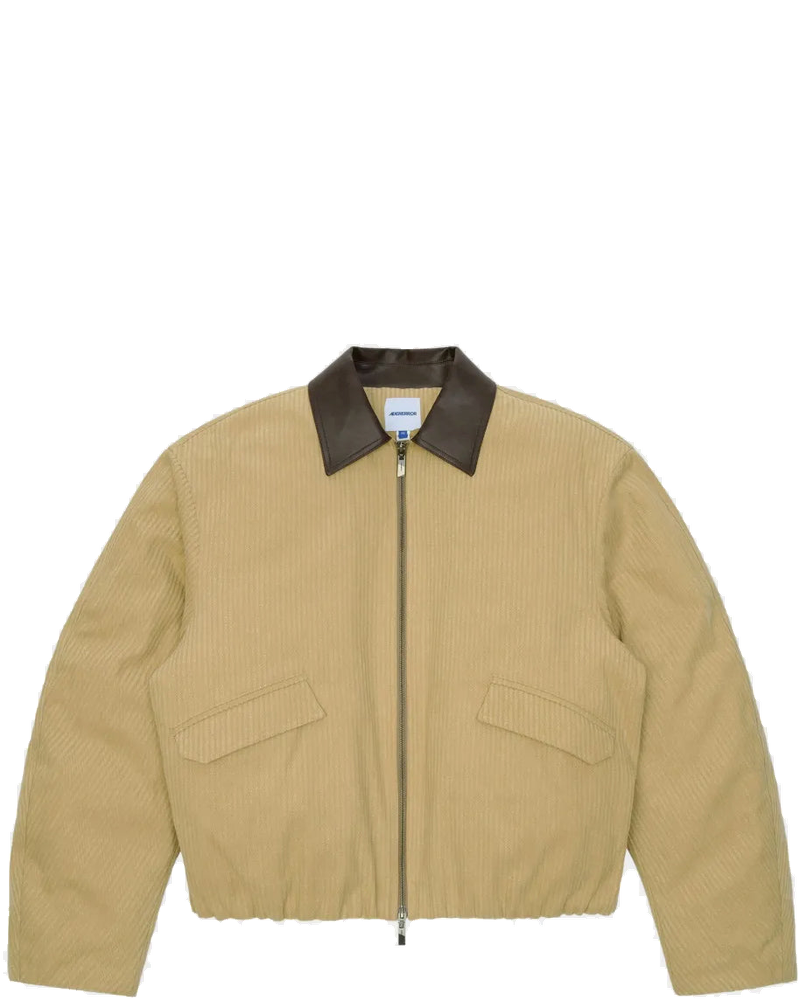 Оригінальна Beige Contrast-Collar Long-Sleeve Jacket Ader error