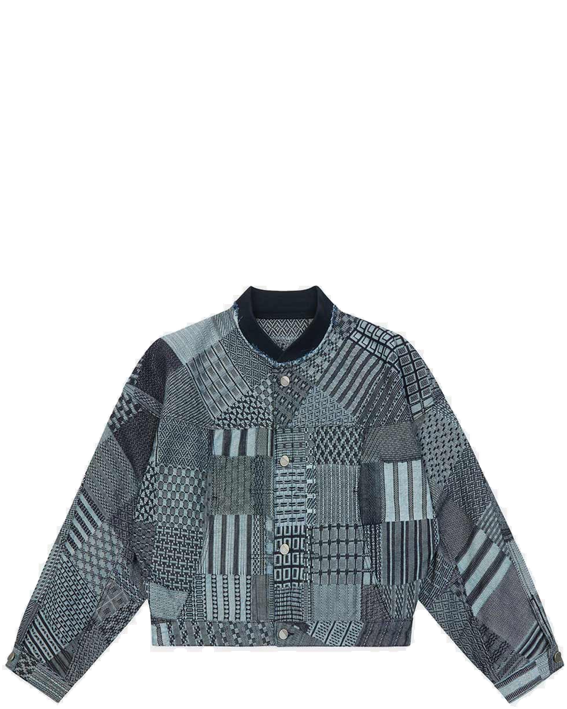 Blue Semi-Oversized Fit Trucker Jacket Ader error – Гарантія оригінальності