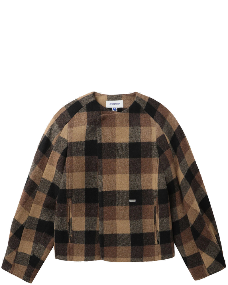 Brown Check-Pattern Jacket Ader error оригінал – Купити в Україні