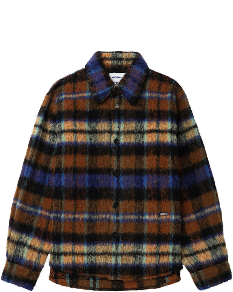 Brown Checked Shirt Jacket Ader error – Гарантія оригінальності