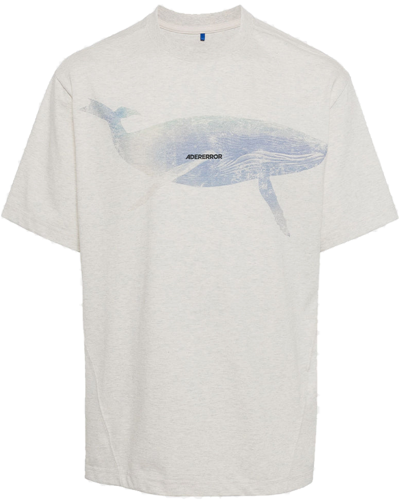 Оригінальна Grey Whale-Print T-Shirt Ader error