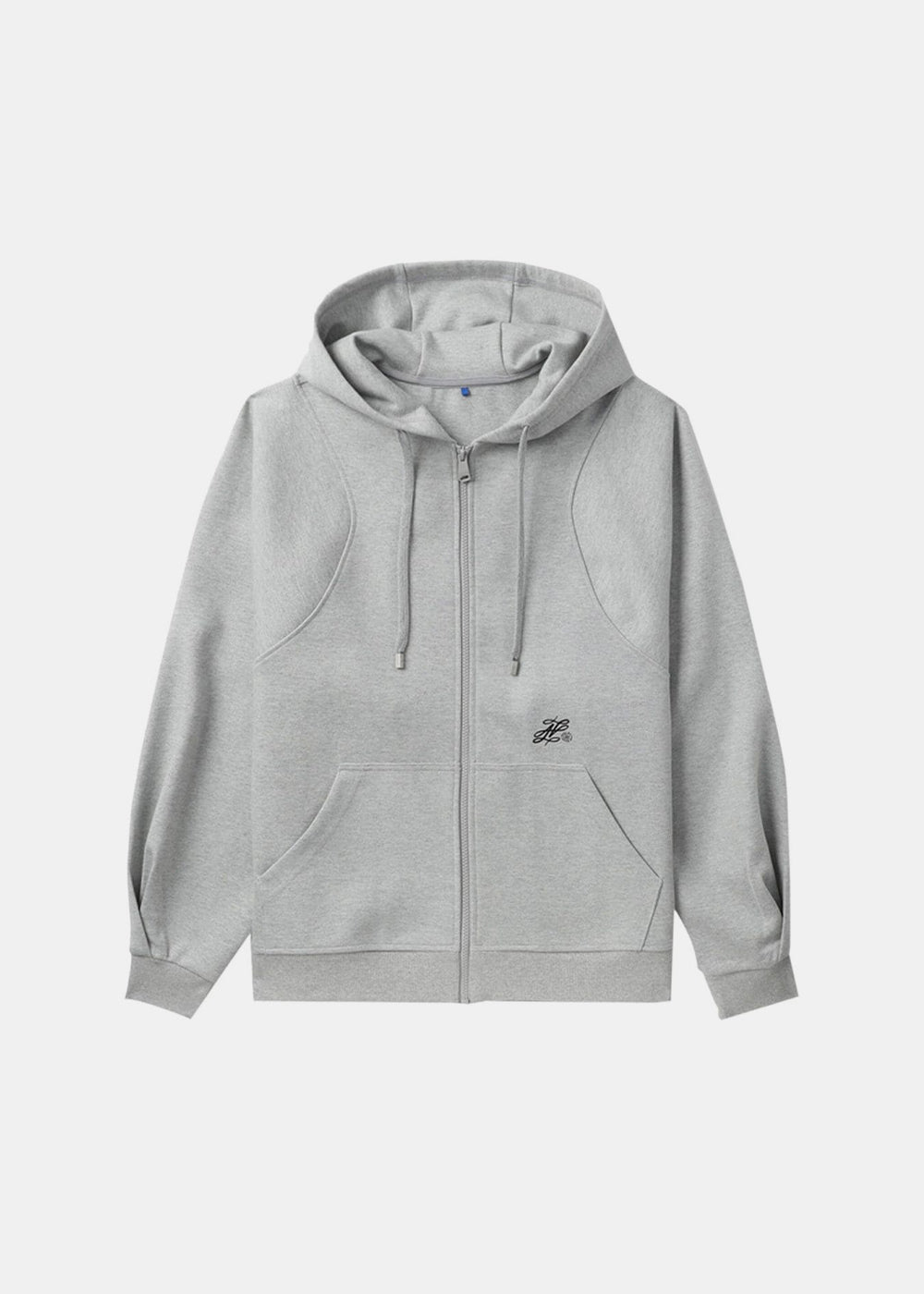 Grey Zip-Up Hoodie Ader error оригінал – Купити в Україні – боковий вид
