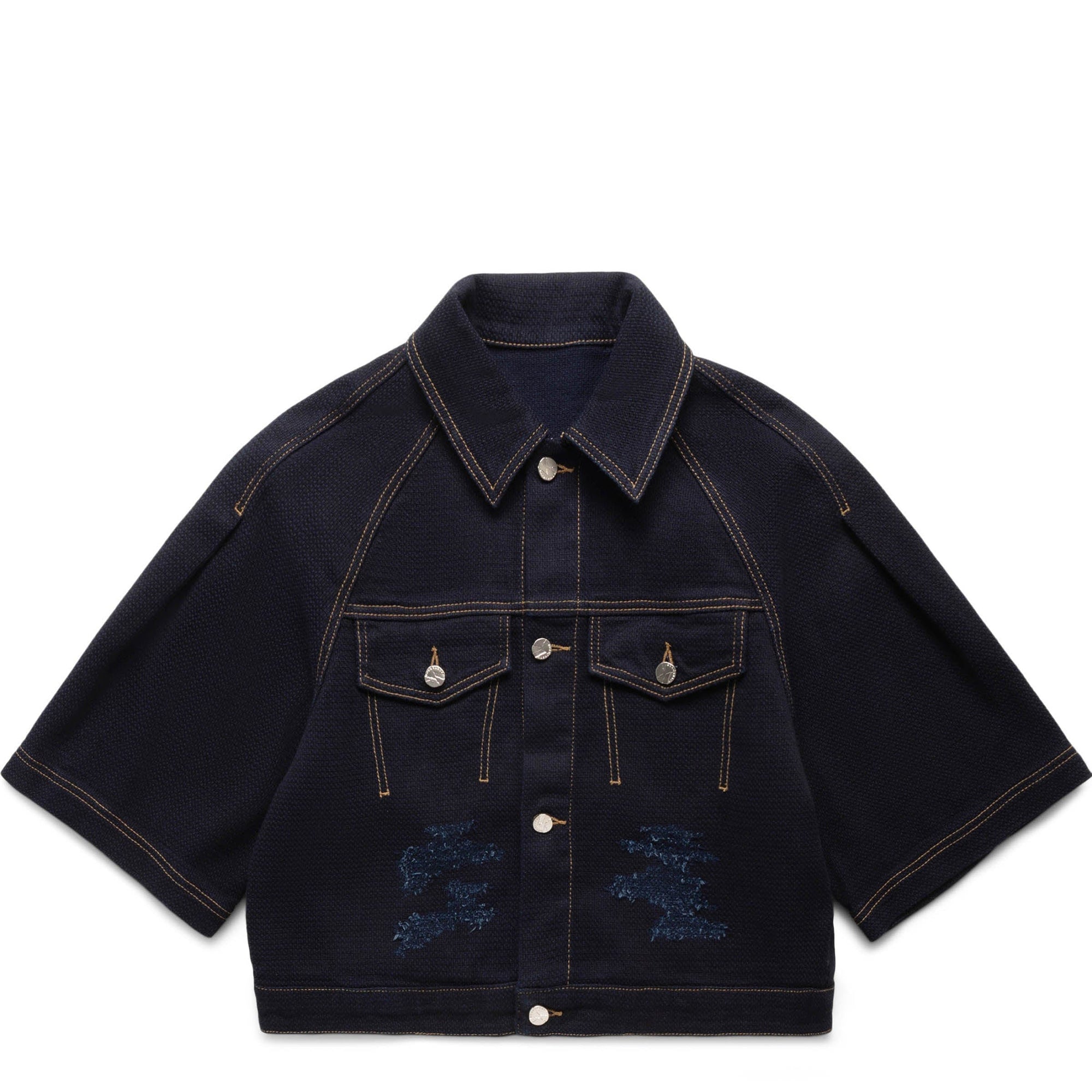 Оригінальна Cropped Denim Jacket Ader error – боковий вид