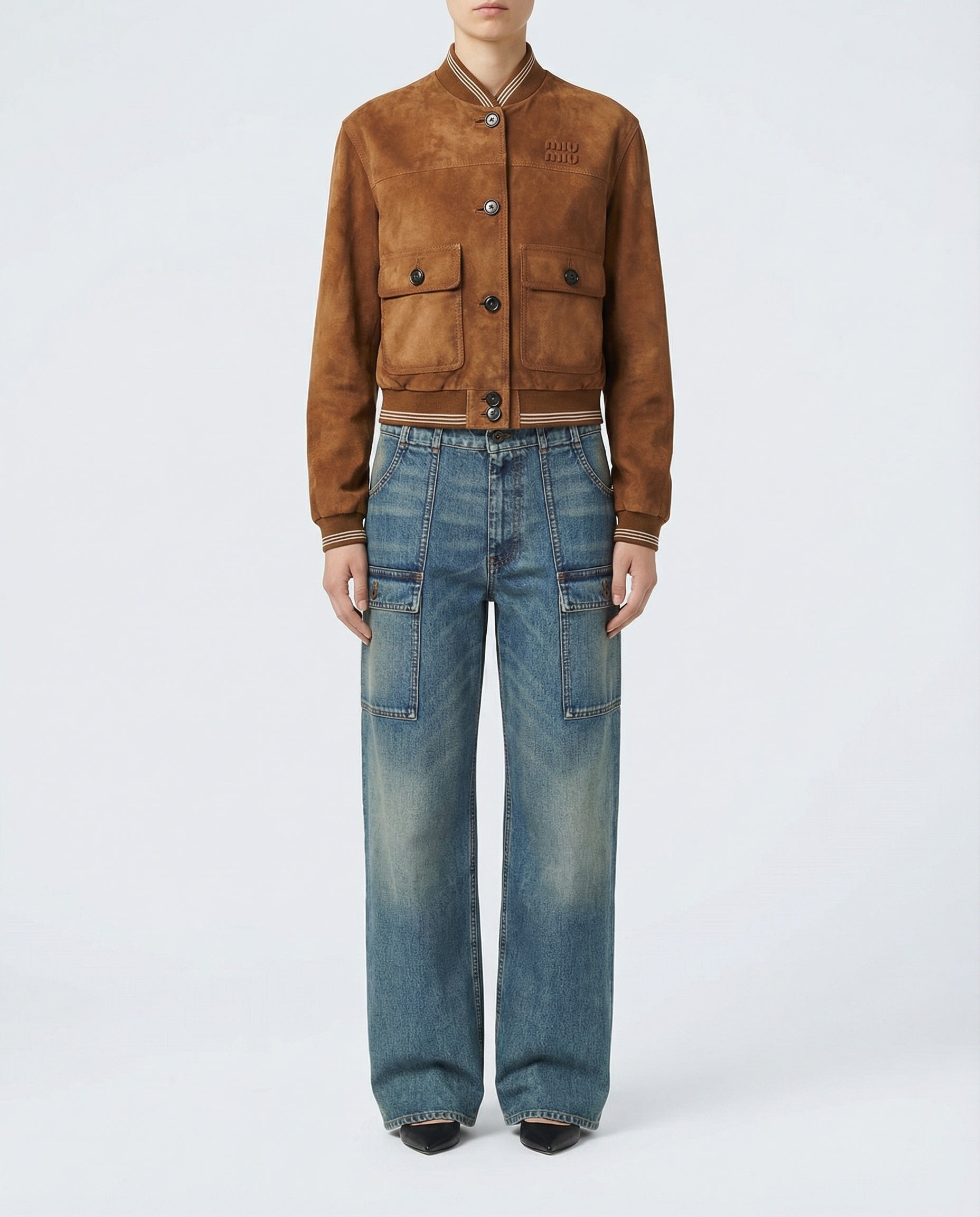 Denim Jeans Miu miu – Гарантія оригінальності – вид ззаду