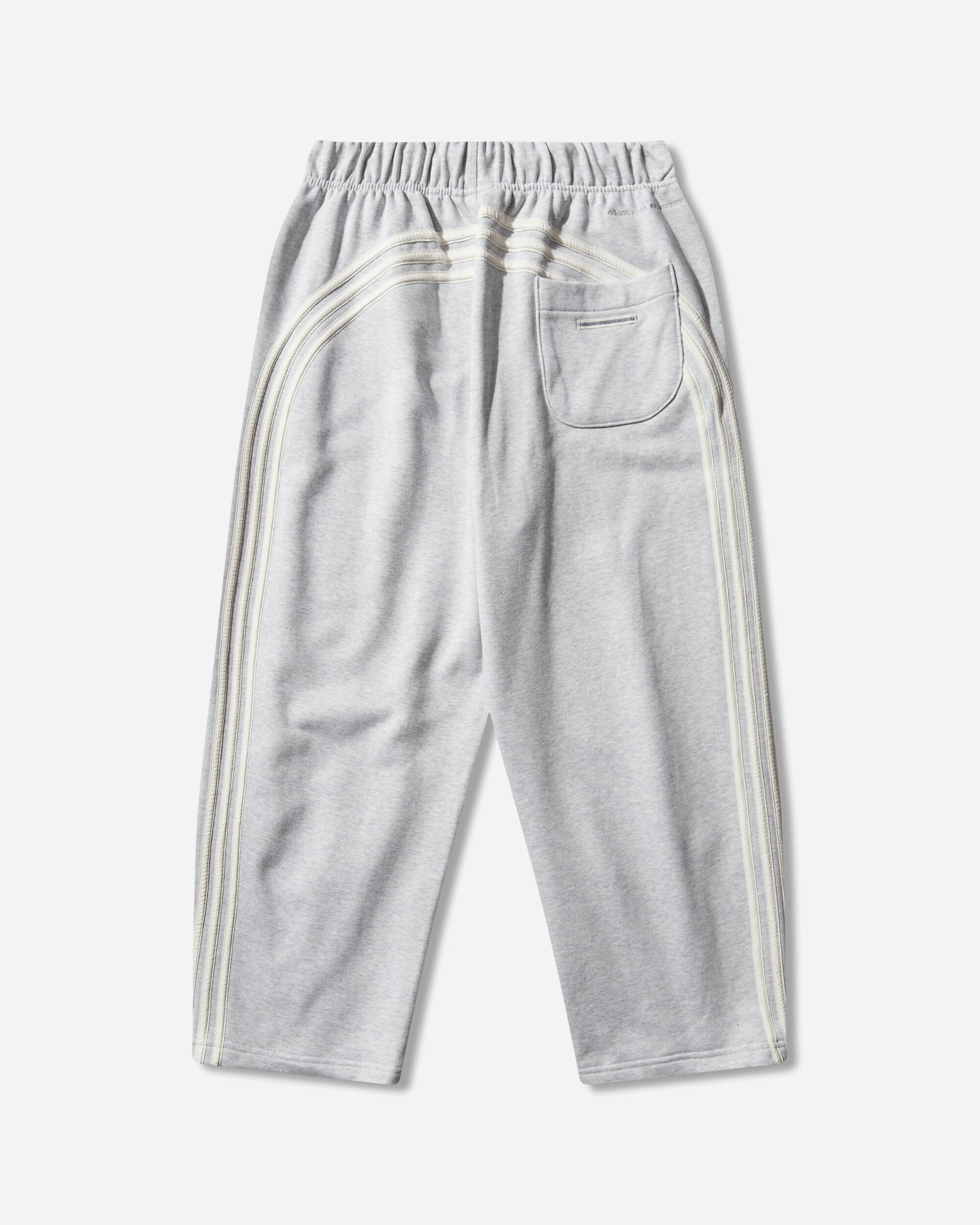 Bad Bunny Tapered Heavy Sweatpants Light Grey Heather Adidas оригінал – Купити в Україні – вид ззаду - ADIDAS