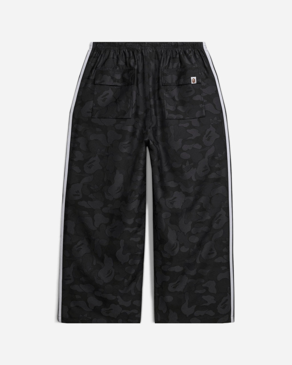 Bape Jacquard Pants Black Adidas оригінал – Купити в Україні – вид ззаду