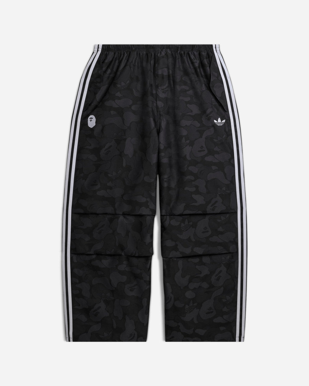 Bape Jacquard Pants Black Adidas оригінал – Купити в Україні – боковий вид