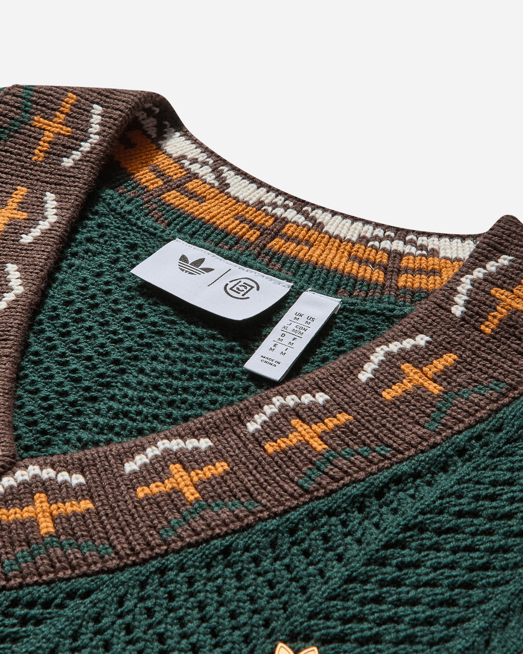 Clot By Edison Chen Crochet Vest Green Night Adidas – Гарантія оригінальності – детальний вид