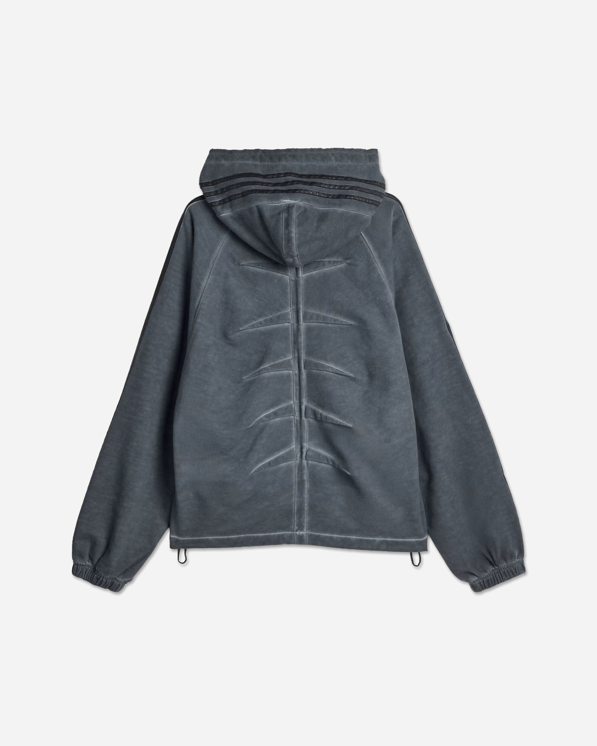Mens Thug Club Sweat Hoodie Black Adidas – Гарантія оригінальності – вид ззаду - ADIDAS