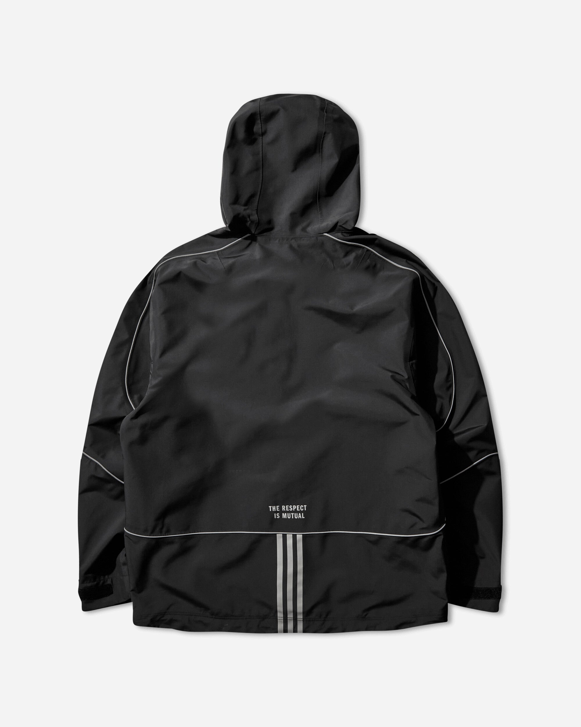 Оригінальна Mens Consortium Shell Jacket Black Adidas – вид ззаду - ADIDAS