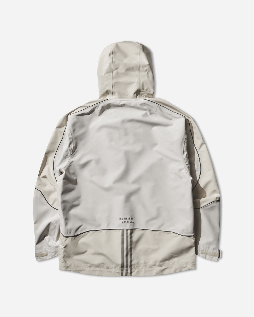 Mens Consortium Shell Jacket Chalk White Adidas оригінал – Купити в Україні – вид ззаду