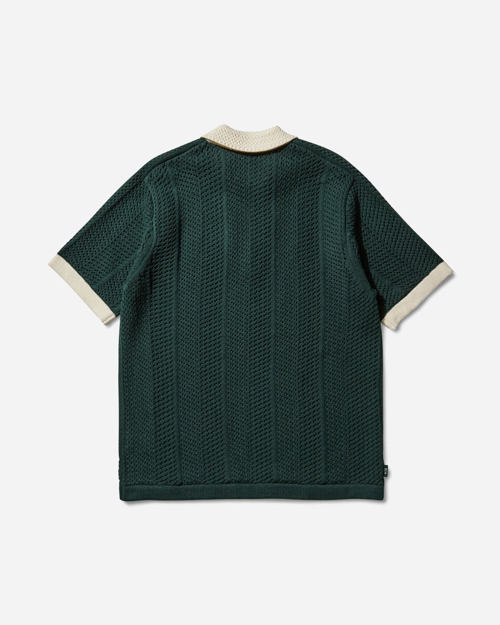 Оригінальна Clot By Edison Chen Pique Polo Green Night Adidas – вид ззаду