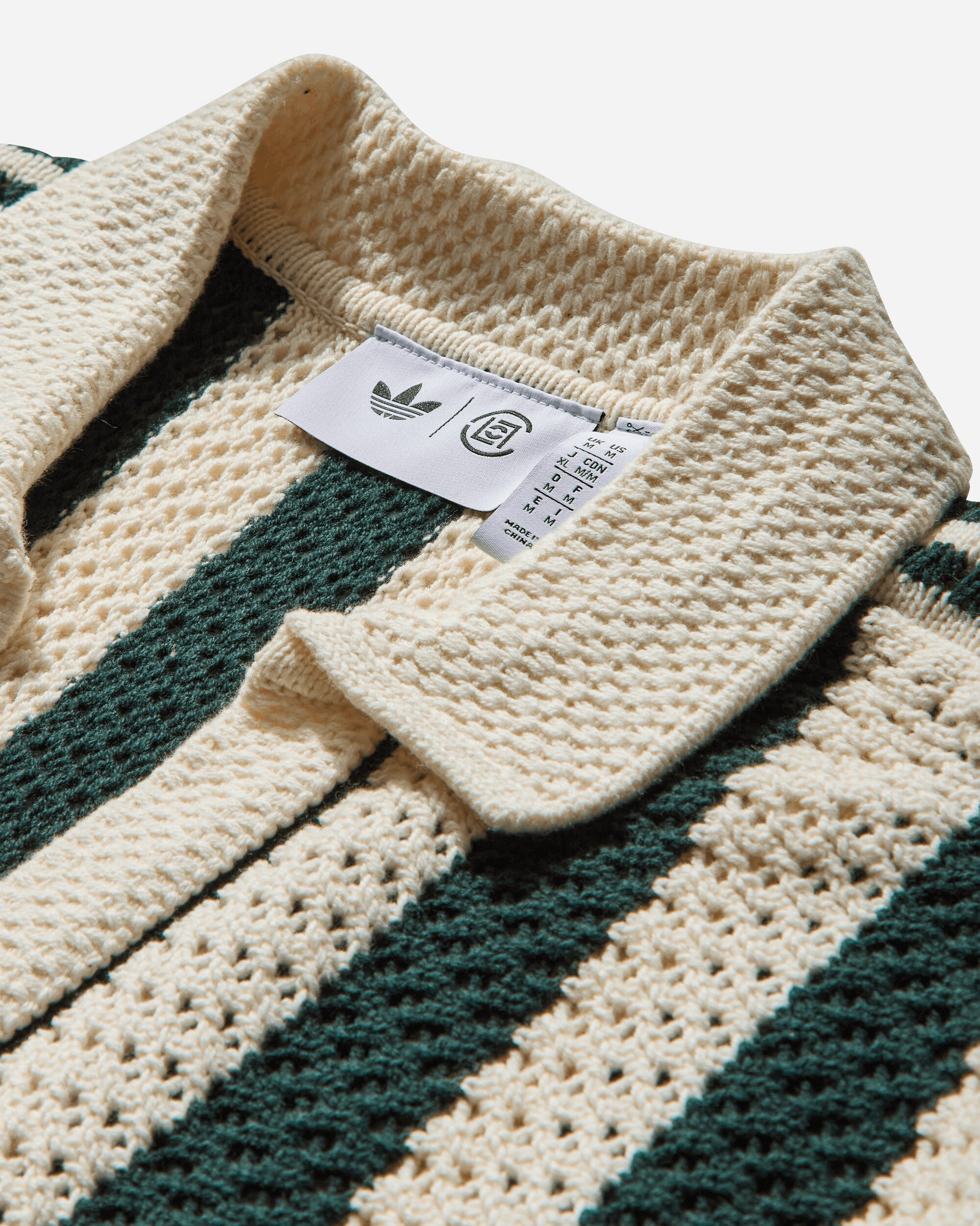 Оригінальна Clot By Edison Chen Pique Polo Green Night Adidas – детальний вид - ADIDAS