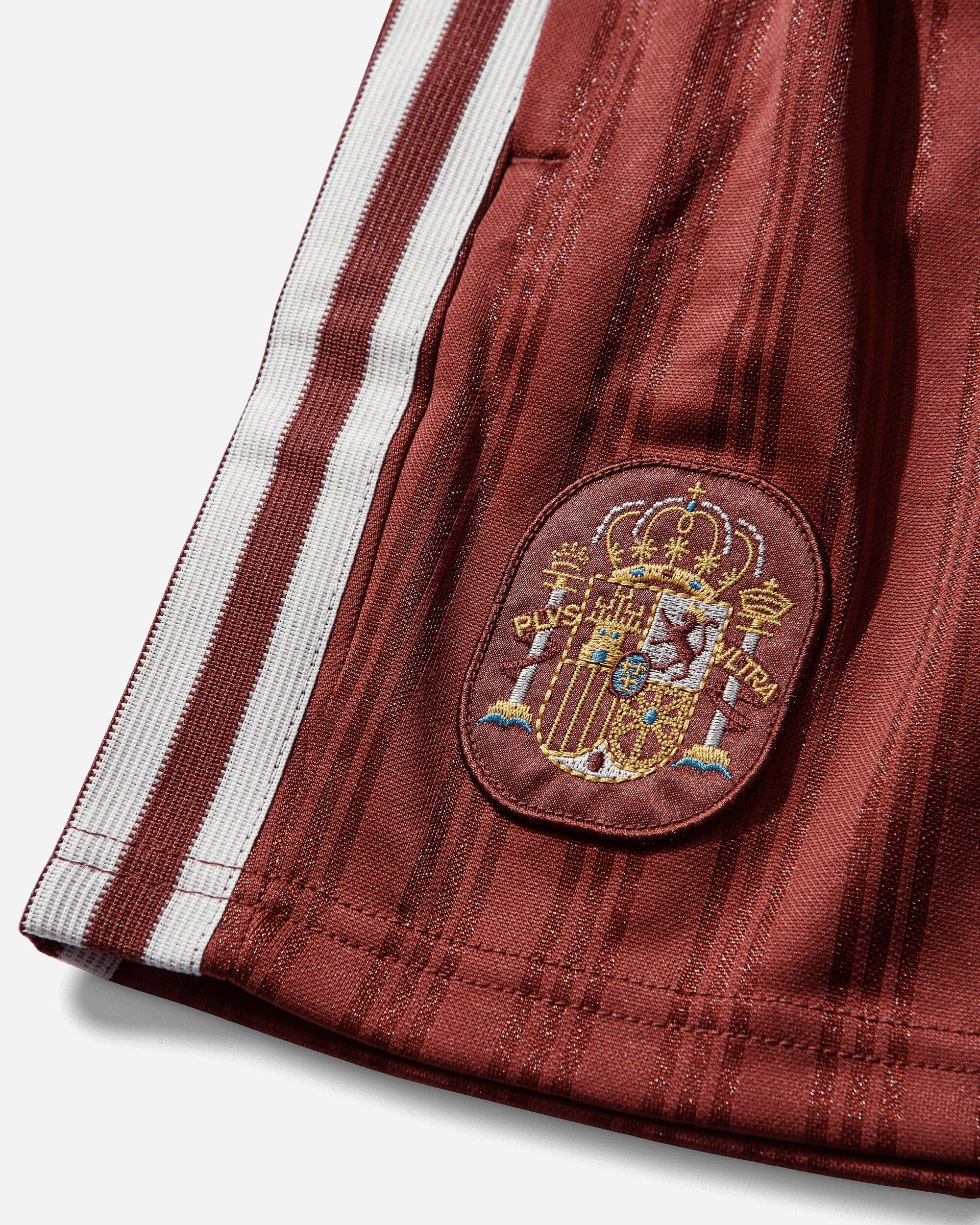 Оригінальна Mens Spain Originals Shorts Collegiate Burgundy Adidas – збільшений вид - ADIDAS
