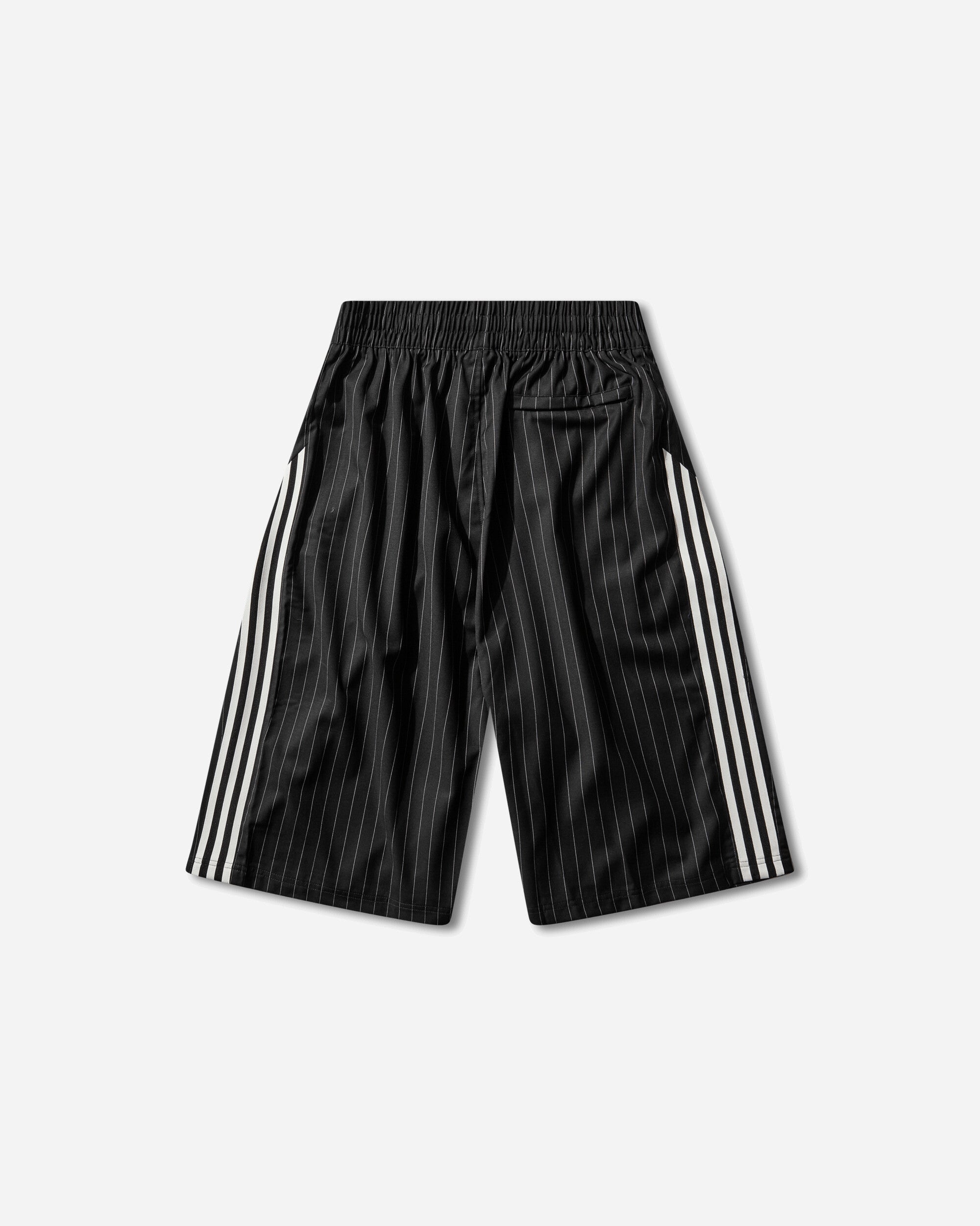 Mens Willy Chavarria Pinstripe Shorts Black Adidas – Гарантія оригінальності – вид ззаду - ADIDAS