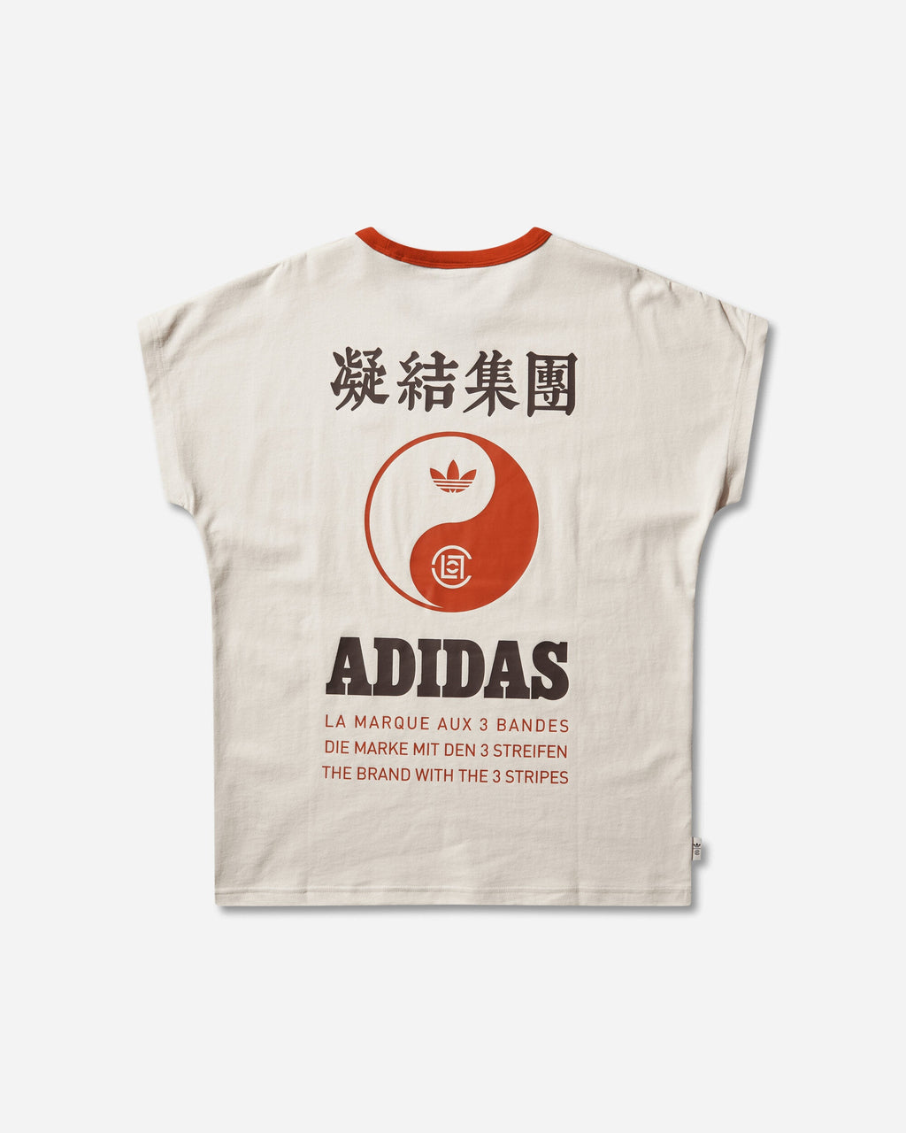 Clot By Edison Chen Dolman T-Shirt Wonder White Adidas оригінал – Купити в Україні – вид ззаду