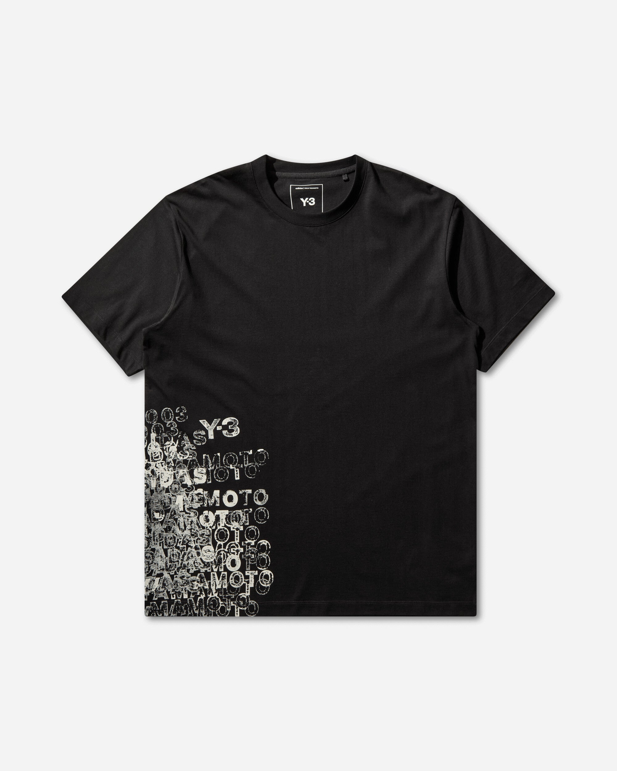 Y-3 Gfx T-Shirt Black Adidas – Гарантія оригінальності – боковий вид - ADIDAS