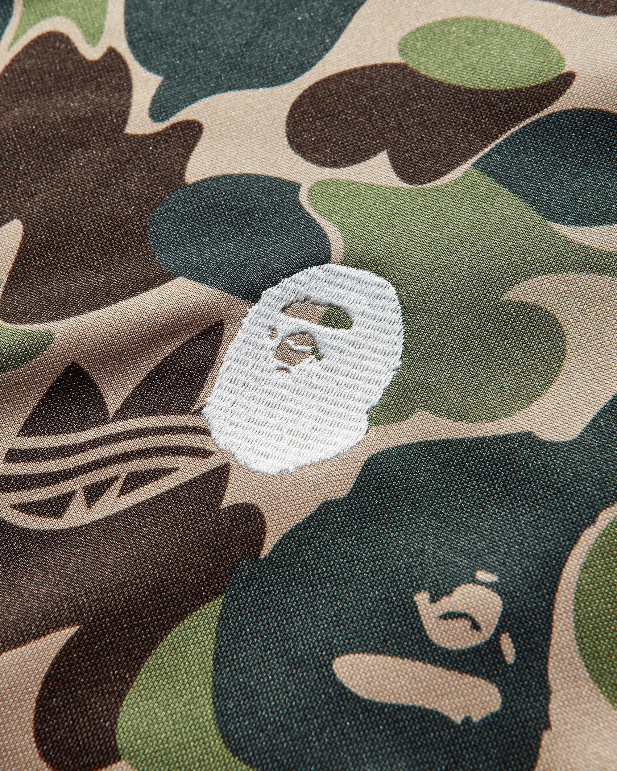 Оригінальна Bape Shark Track Hoodie Crew Green Adidas – збільшений вид