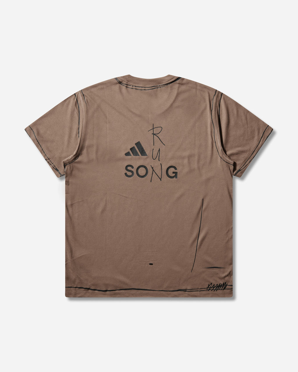 Оригінальна Adi365 Sftm Running Unitefit T-Shirt Trace Brown Adidas – вид ззаду