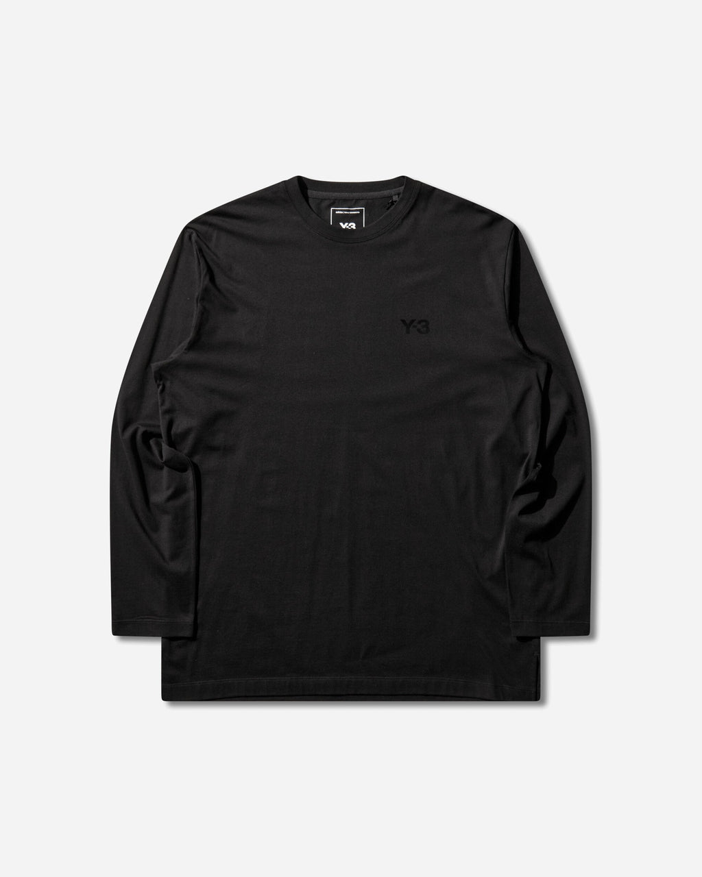 Y-3 Logo Longsleeve T-Shirt Black Adidas – Гарантія оригінальності – боковий вид