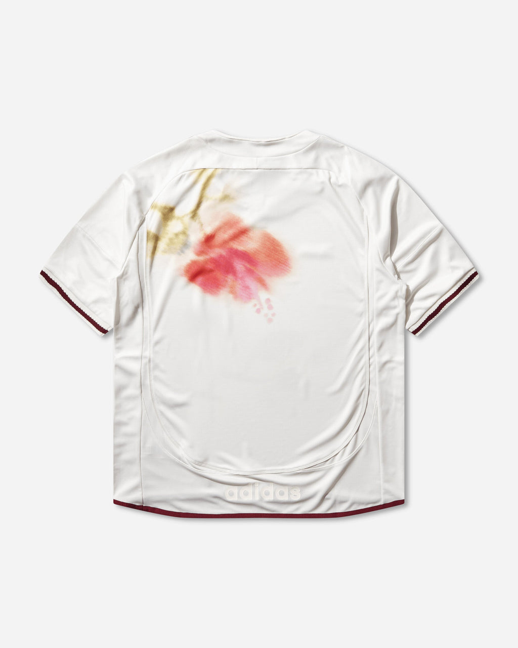 Оригінальна Wales Bonner Football Jersey Chalk White Adidas – вид ззаду