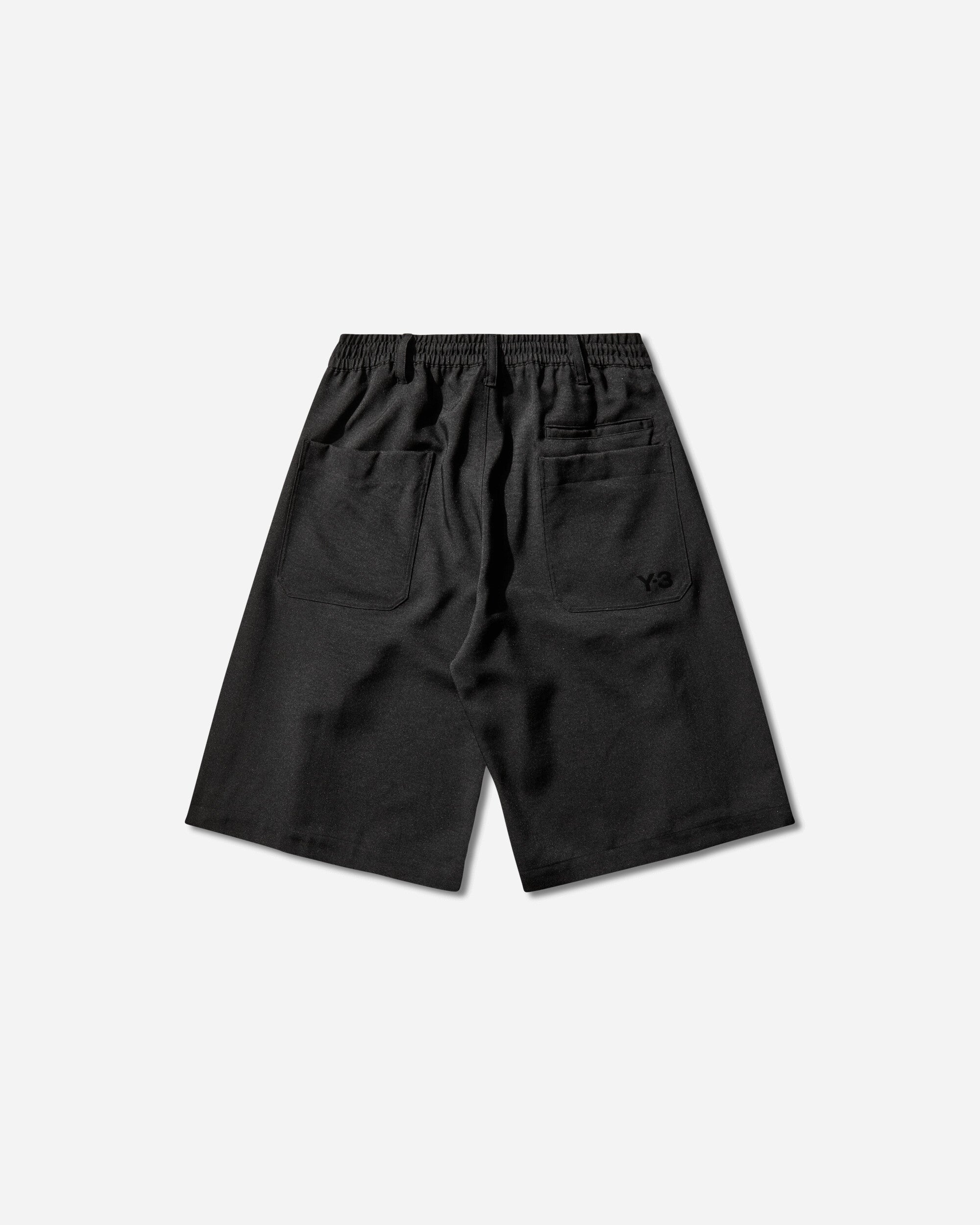 Y-3 Sport Uniform Pleated Shorts Black Adidas – Гарантія оригінальності – вид ззаду - ADIDAS