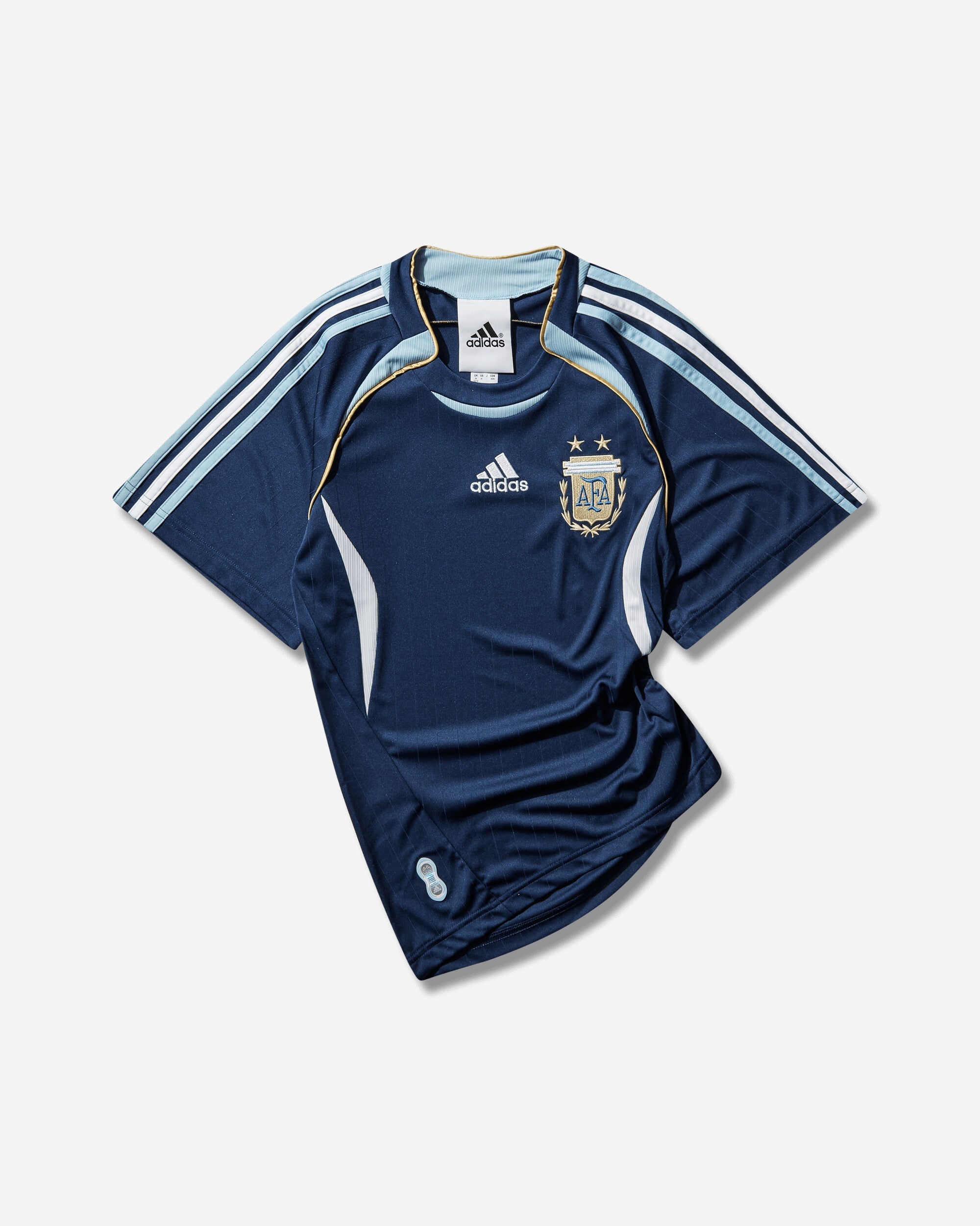 Оригінальна Womens Argentina Reconstructed Bringback Jersey Dark Blue Adidas – боковий вид - ADIDAS