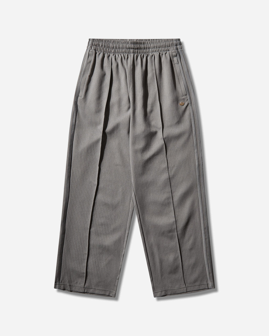 Mens Firebird Loose Pinstripes Track Pants Grey Four Adidas – Гарантія оригінальності – боковий вид
