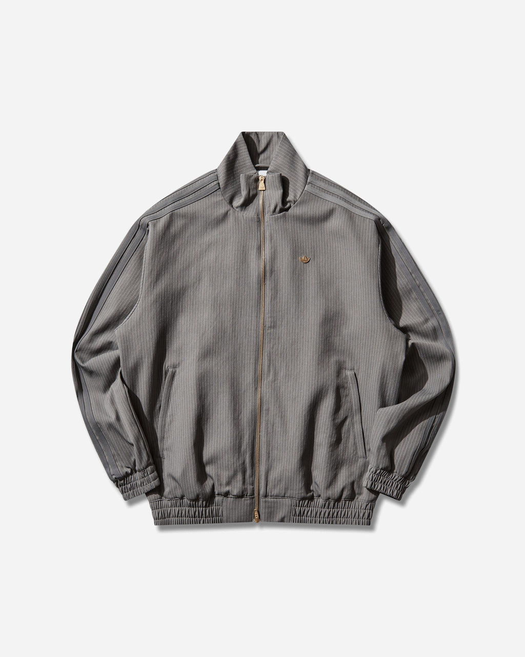 Mens Firebird Loose Pinstripes Track Top Grey Four Adidas – Гарантія оригінальності – боковий вид
