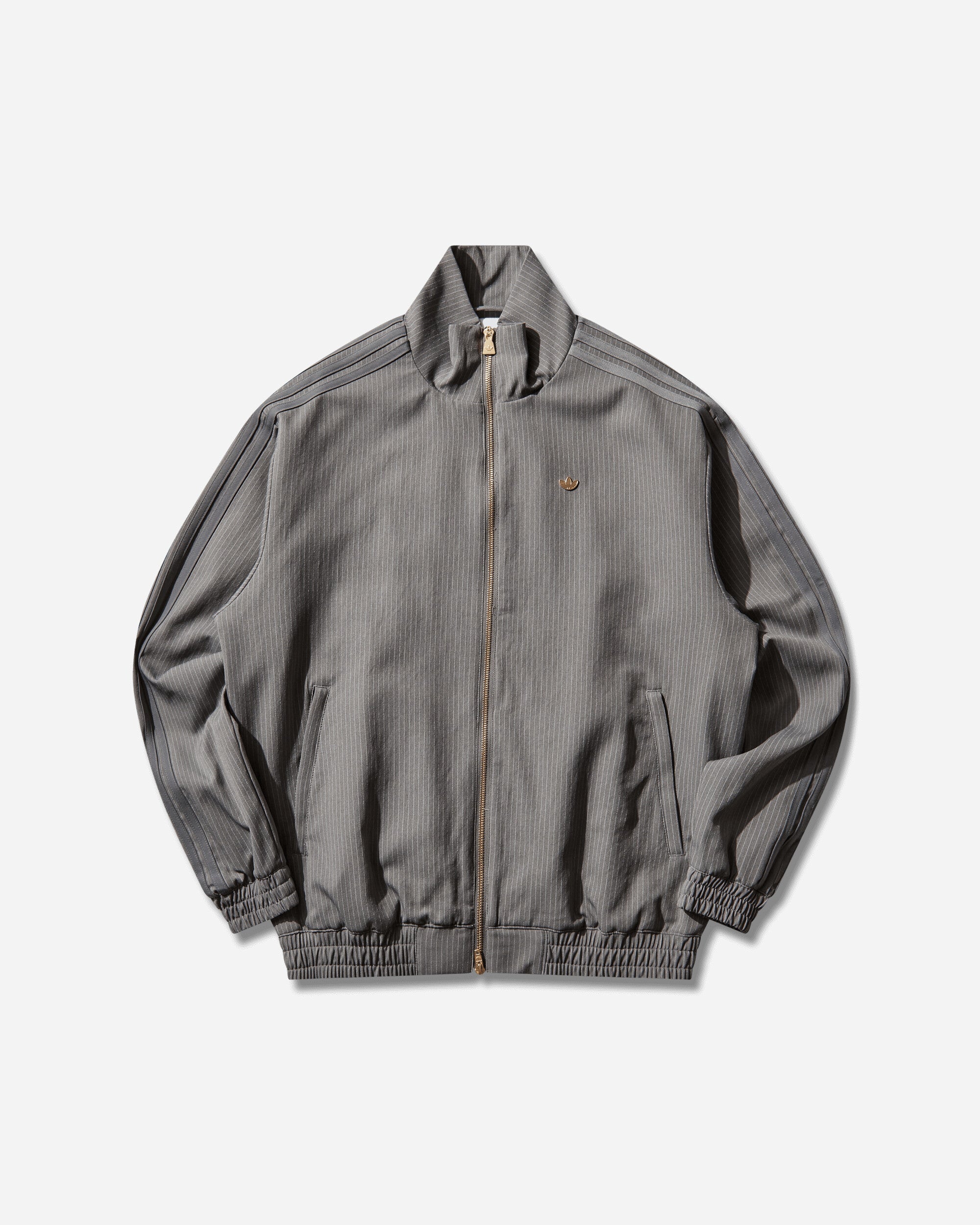 Mens Firebird Loose Pinstripes Track Top Grey Four Adidas – Гарантія оригінальності – боковий вид - ADIDAS