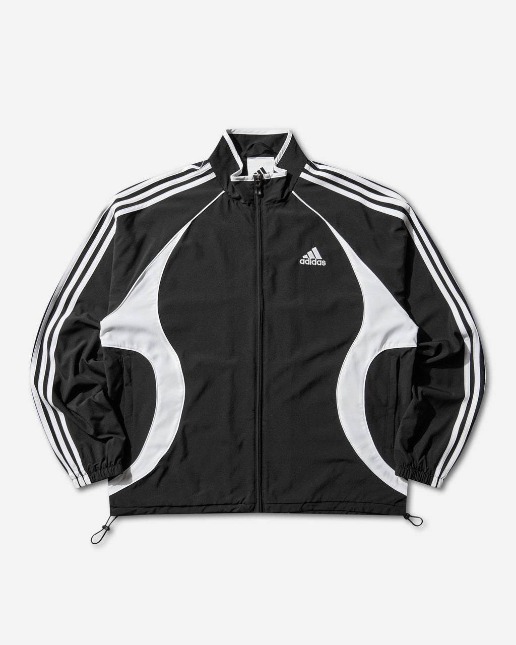 Mens Teamgeist Adicolor Track Top Black Adidas оригінал – Купити в Україні – боковий вид