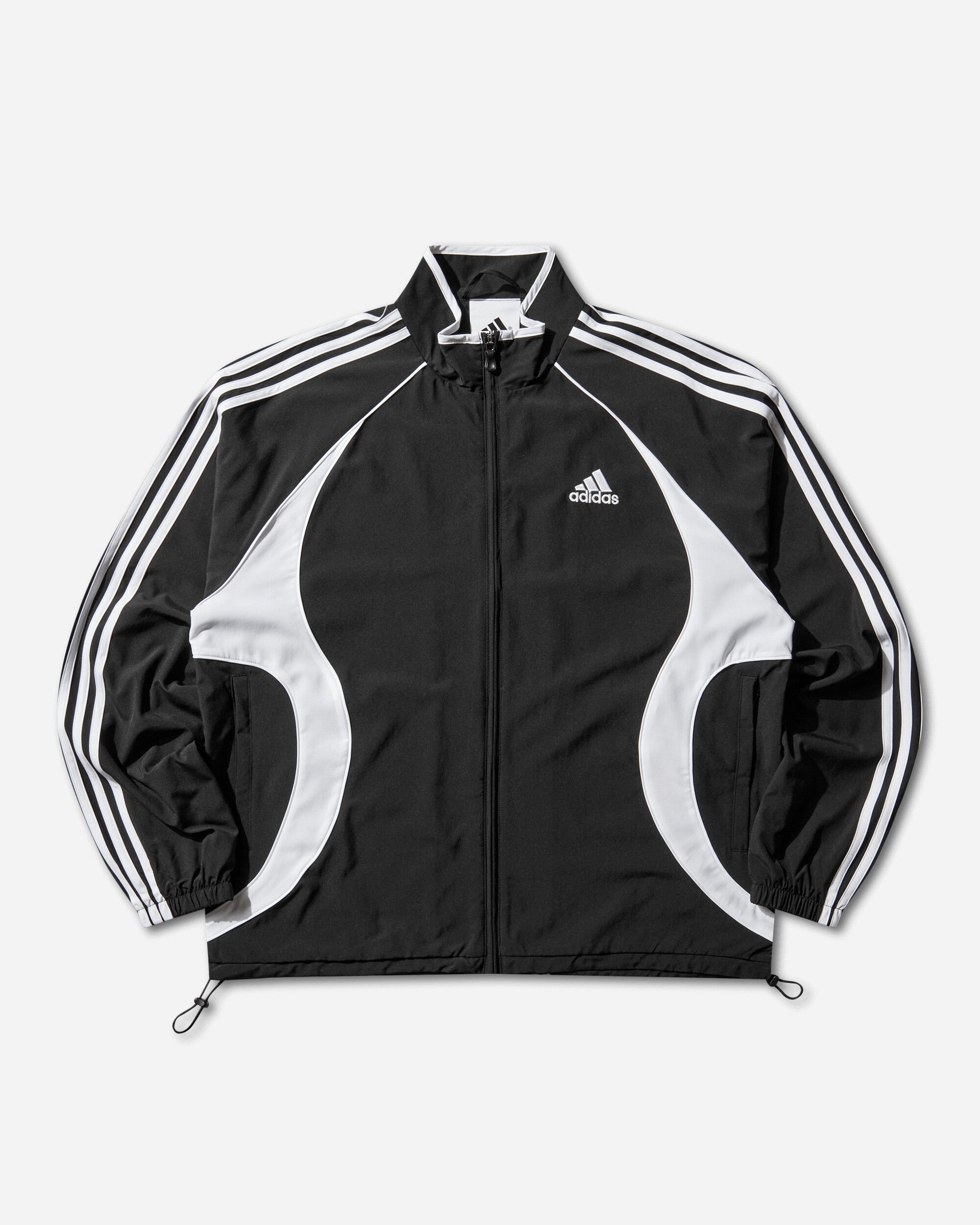 Mens Teamgeist Adicolor Track Top Black Adidas оригінал – Купити в Україні – боковий вид - ADIDAS