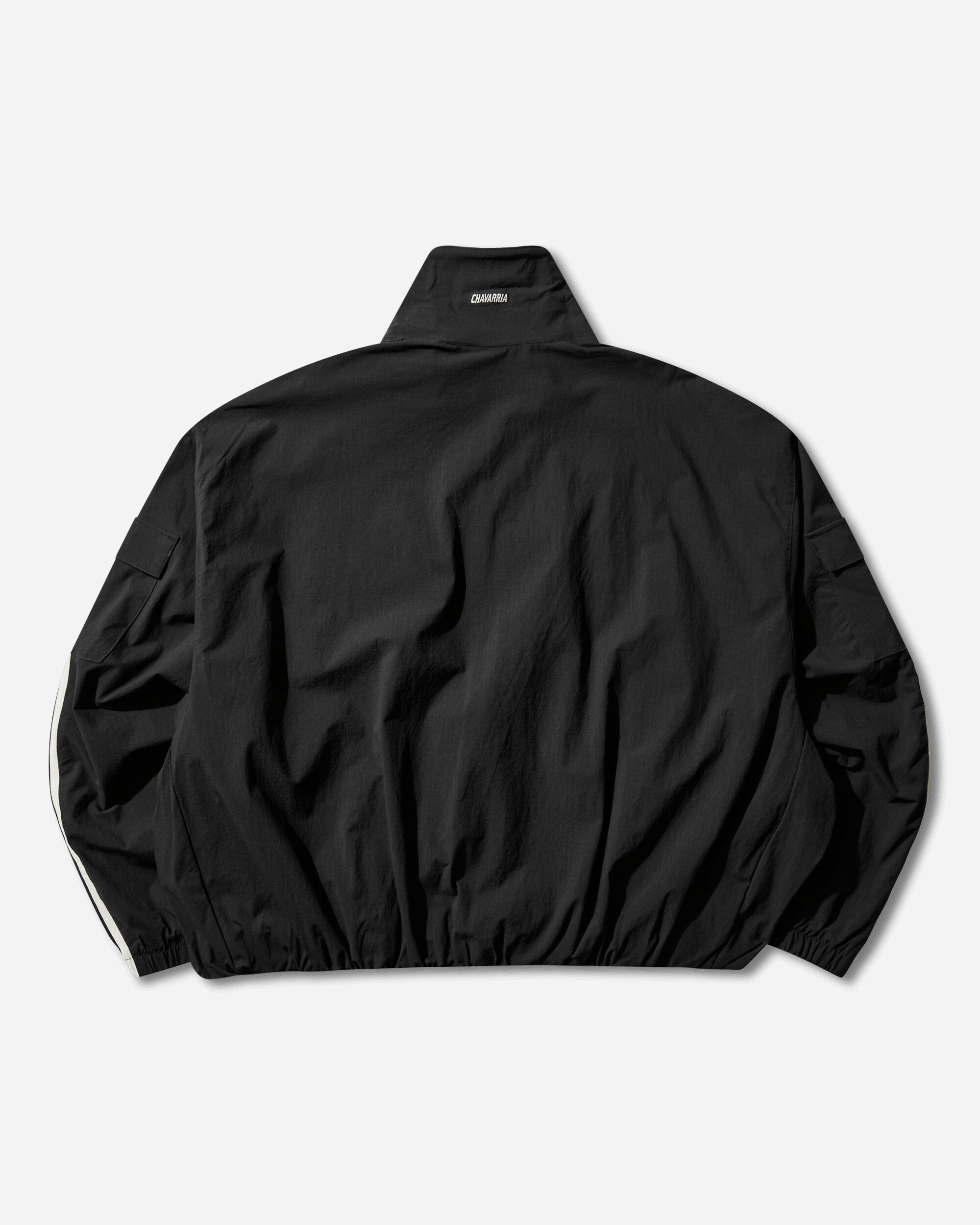 Оригінальна Mens Willy Chavarria Cargo Track Jacket Black Adidas – вид ззаду