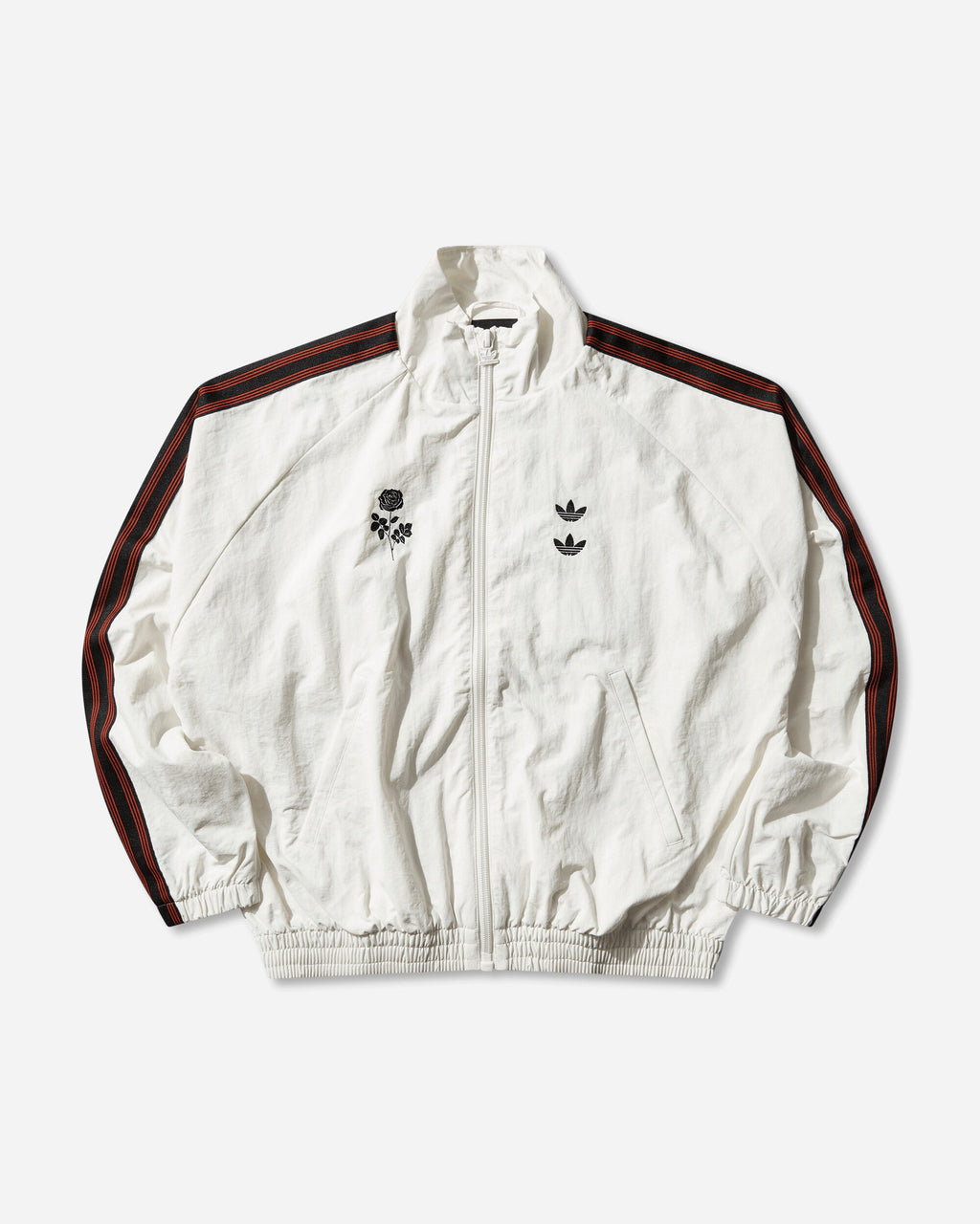Mens Woven Track Jacket Off White Adidas – Гарантія оригінальності – боковий вид