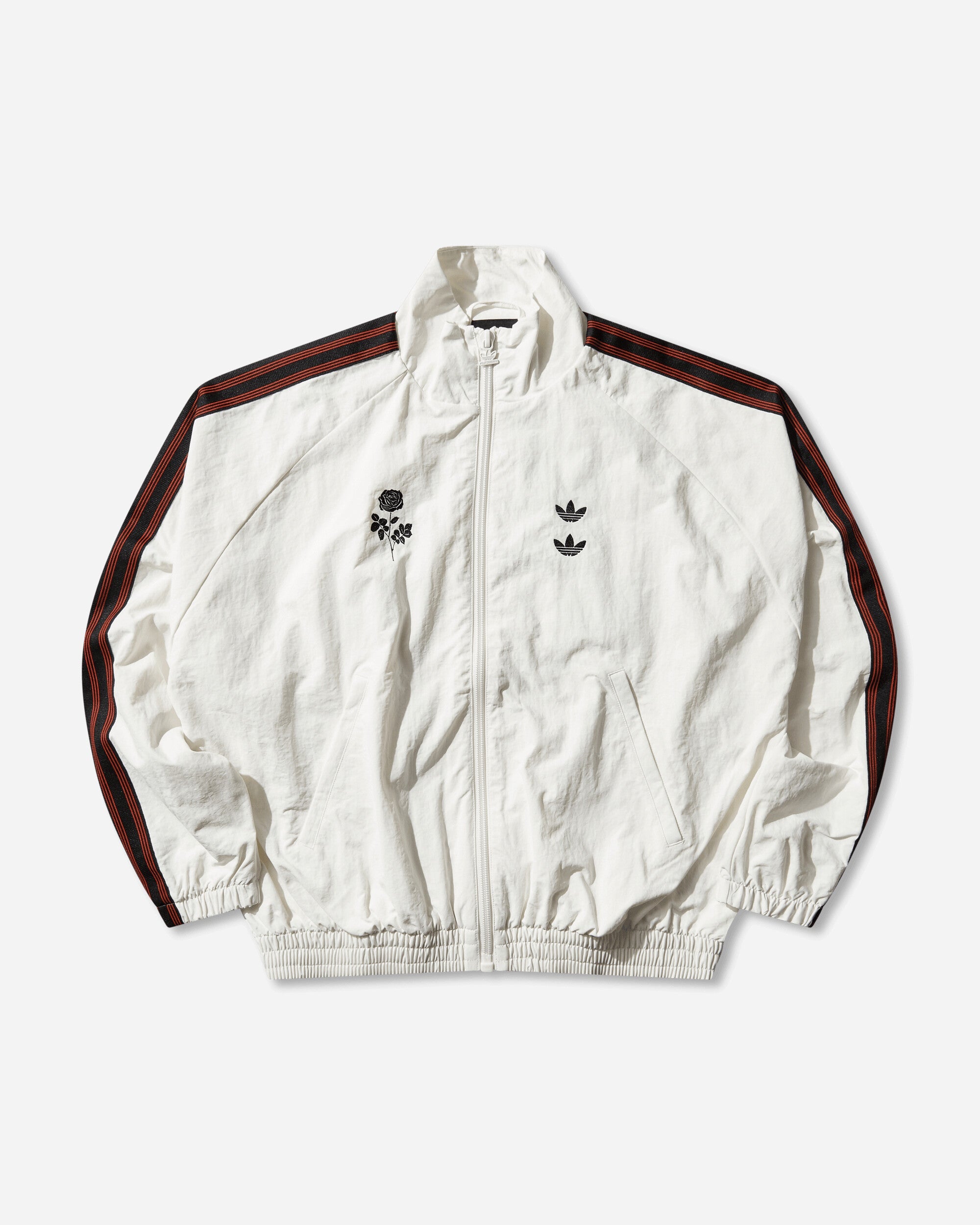 Mens Woven Track Jacket Off White Adidas – Гарантія оригінальності – боковий вид - ADIDAS
