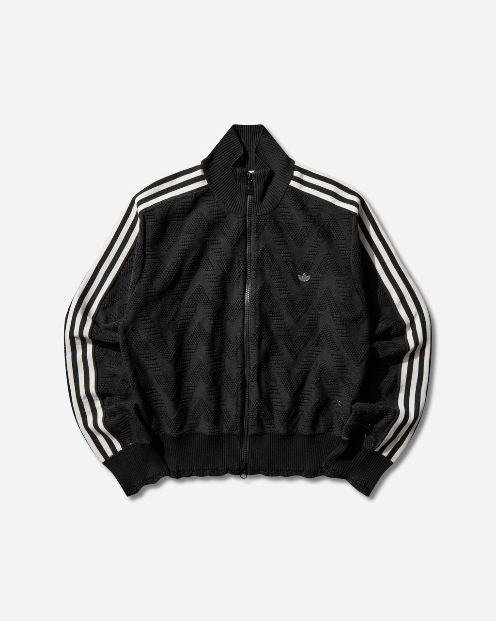 Оригінальна Womens Firebird Track Top Black Adidas – боковий вид
