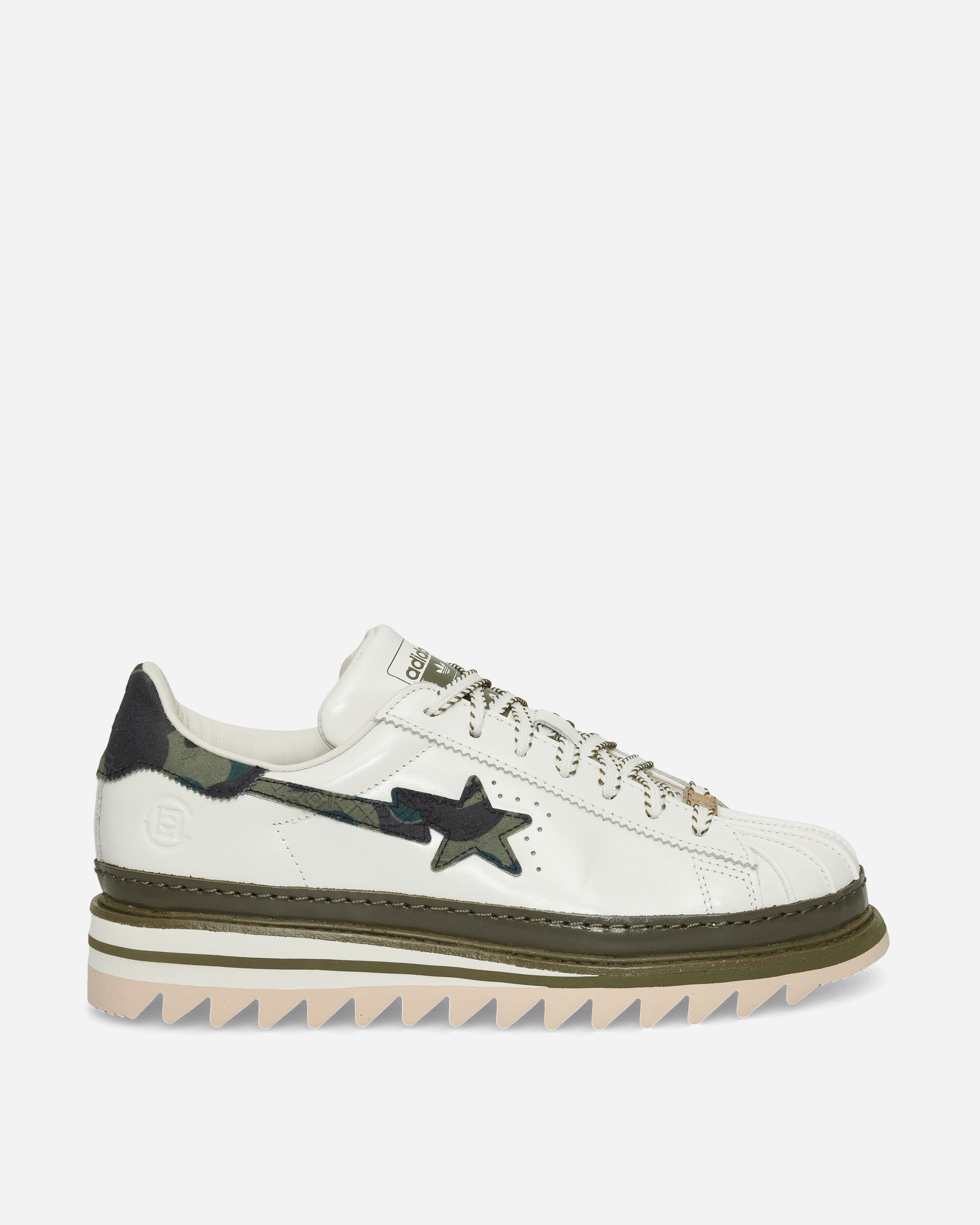Clot X Bape Superstar By Edison Chen Sneakers Off White Adidas оригінал – Купити в Україні – боковий вид - ADIDAS