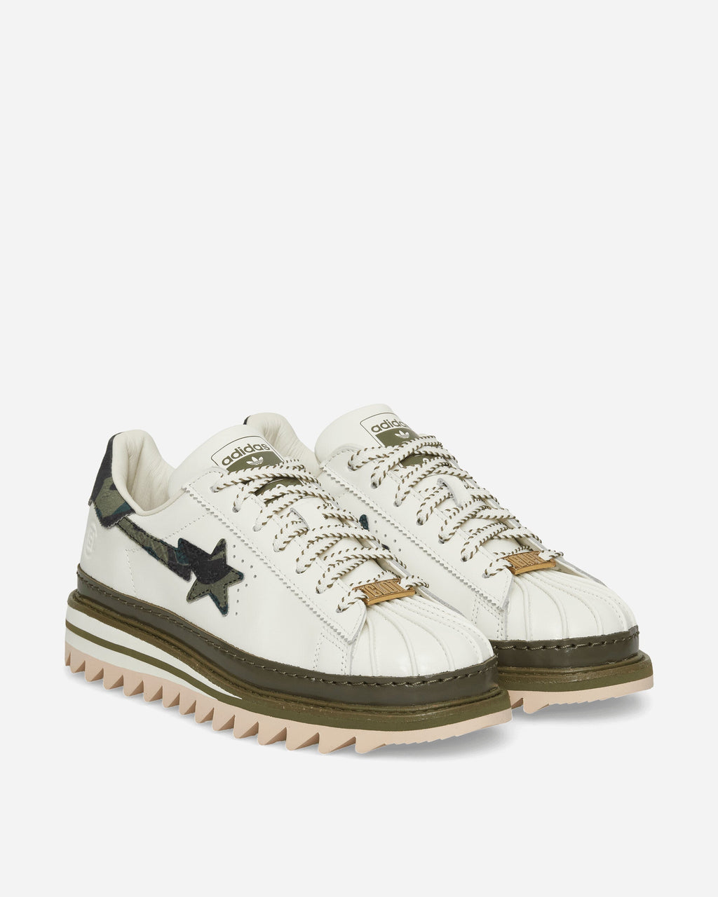 Clot X Bape Superstar By Edison Chen Sneakers Off White Adidas оригінал – Купити в Україні – вид ззаду