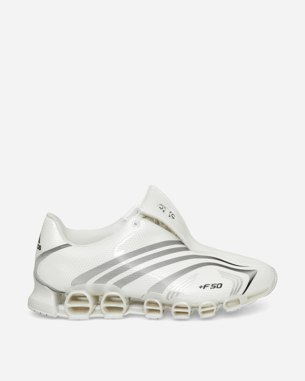 Slam Jam F50 Tunit Mega Consortium Sneakers Cloud White Adidas – Гарантія оригінальності – боковий вид