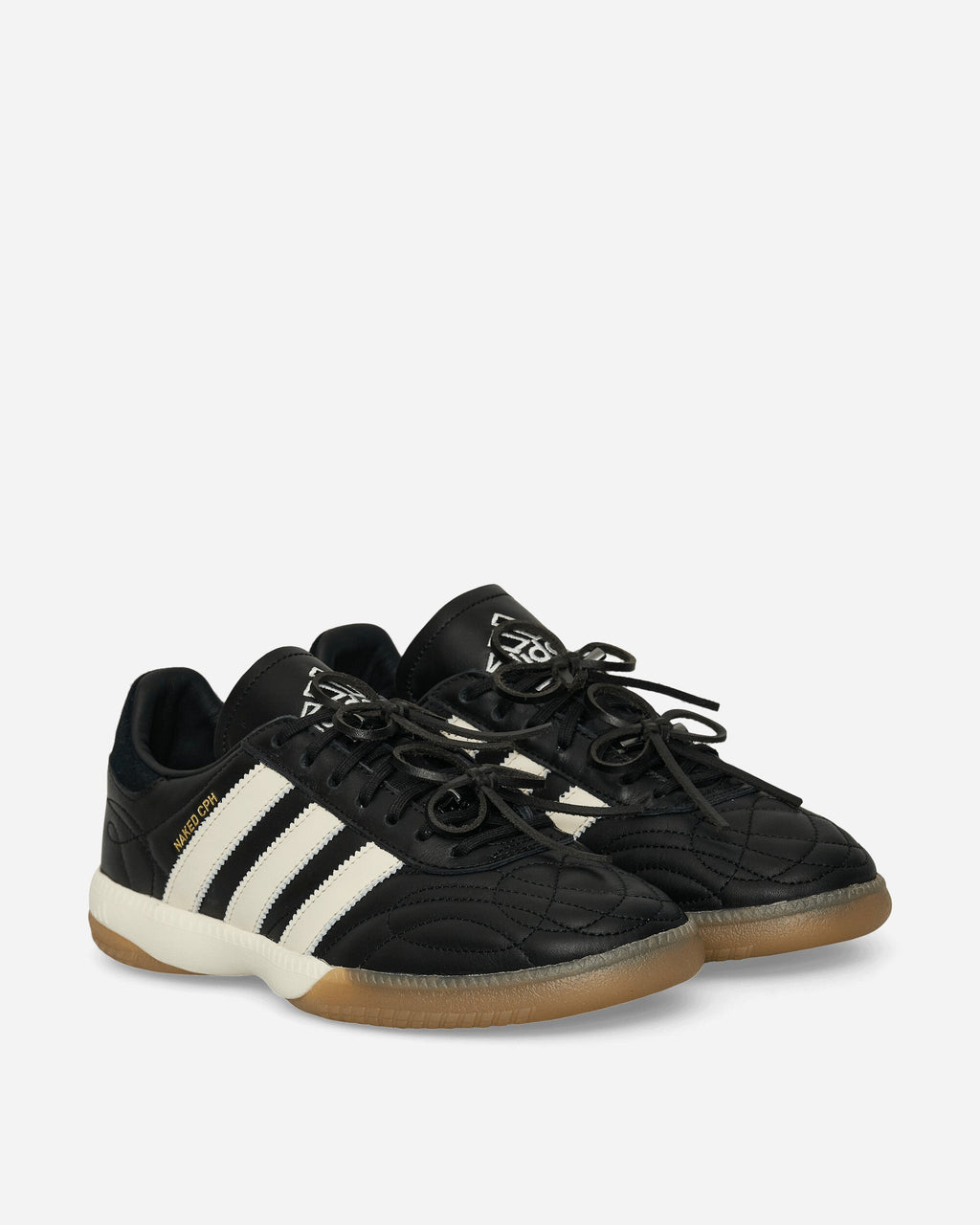 Naked Copenhagen X Maha Samba Sneakers Core Black Adidas оригінал – Купити в Україні – вид ззаду
