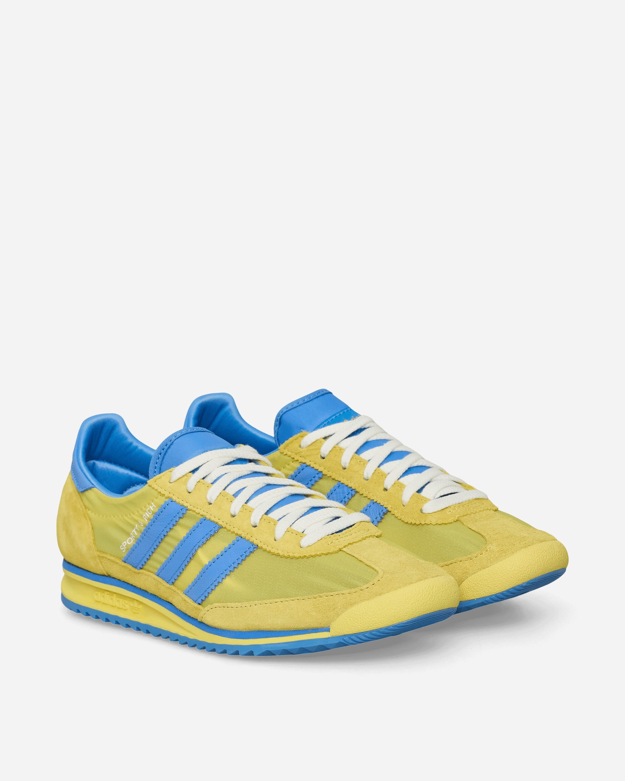 Оригінальна Sporty & Rich Sl72 Sneakers Light Yellow Adidas – вид ззаду - ADIDAS