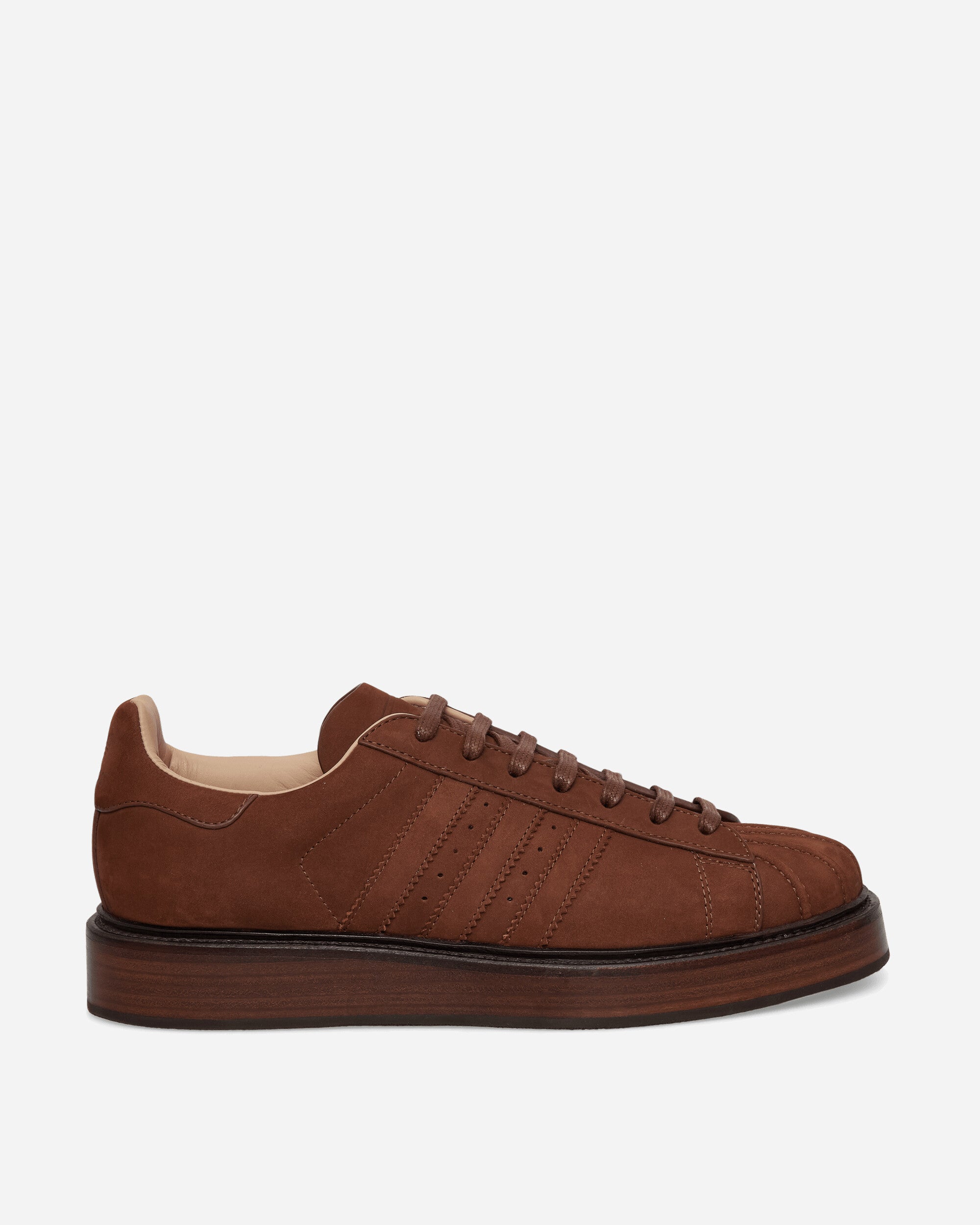 Superstar Lux Made In Italy Sneakers Preloved Brown Adidas – Гарантія оригінальності – боковий вид - ADIDAS