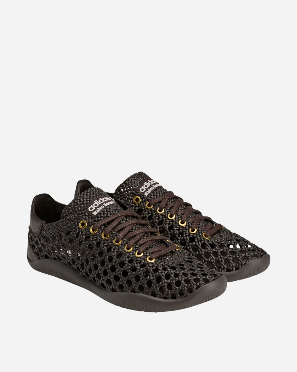 Wales Bonner Karintha Basketry Sneakers Dark Brown Adidas оригінал – Купити в Україні – вид ззаду