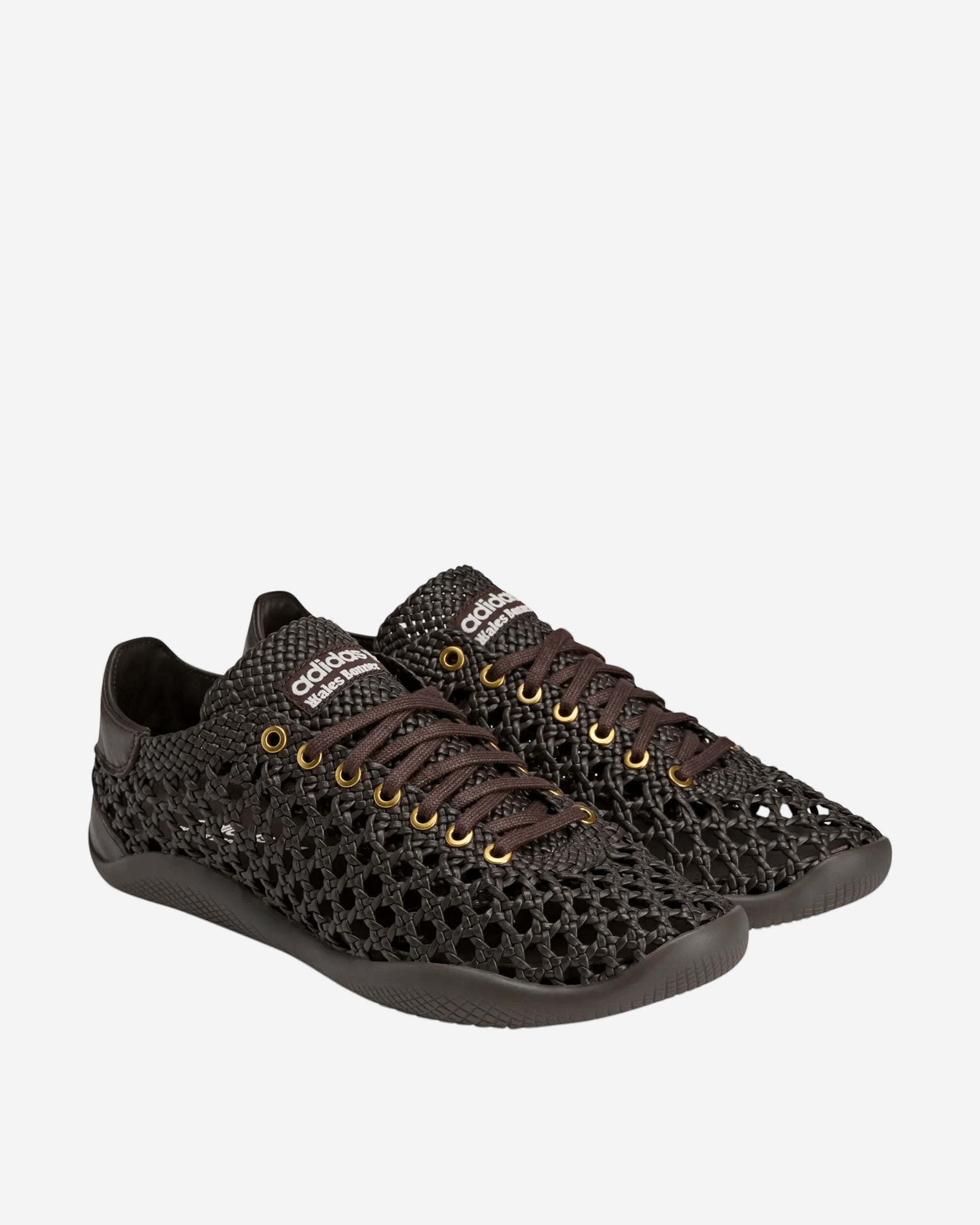 Wales Bonner Karintha Basketry Sneakers Dark Brown Adidas оригінал – Купити в Україні – вид ззаду - ADIDAS