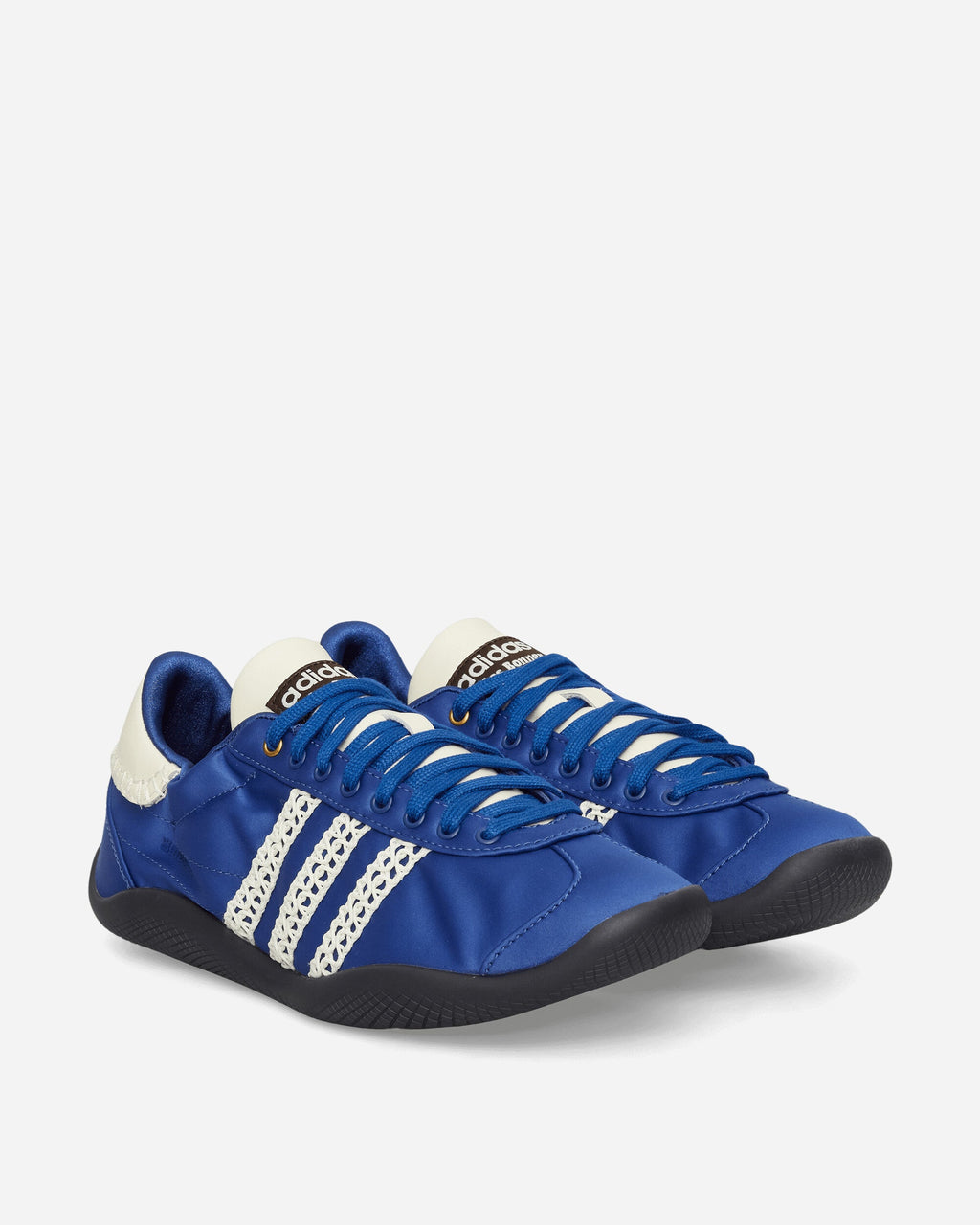 Wales Bonner Karintha Lo Satin Sneakers Blue Adidas – Гарантія оригінальності – вид ззаду