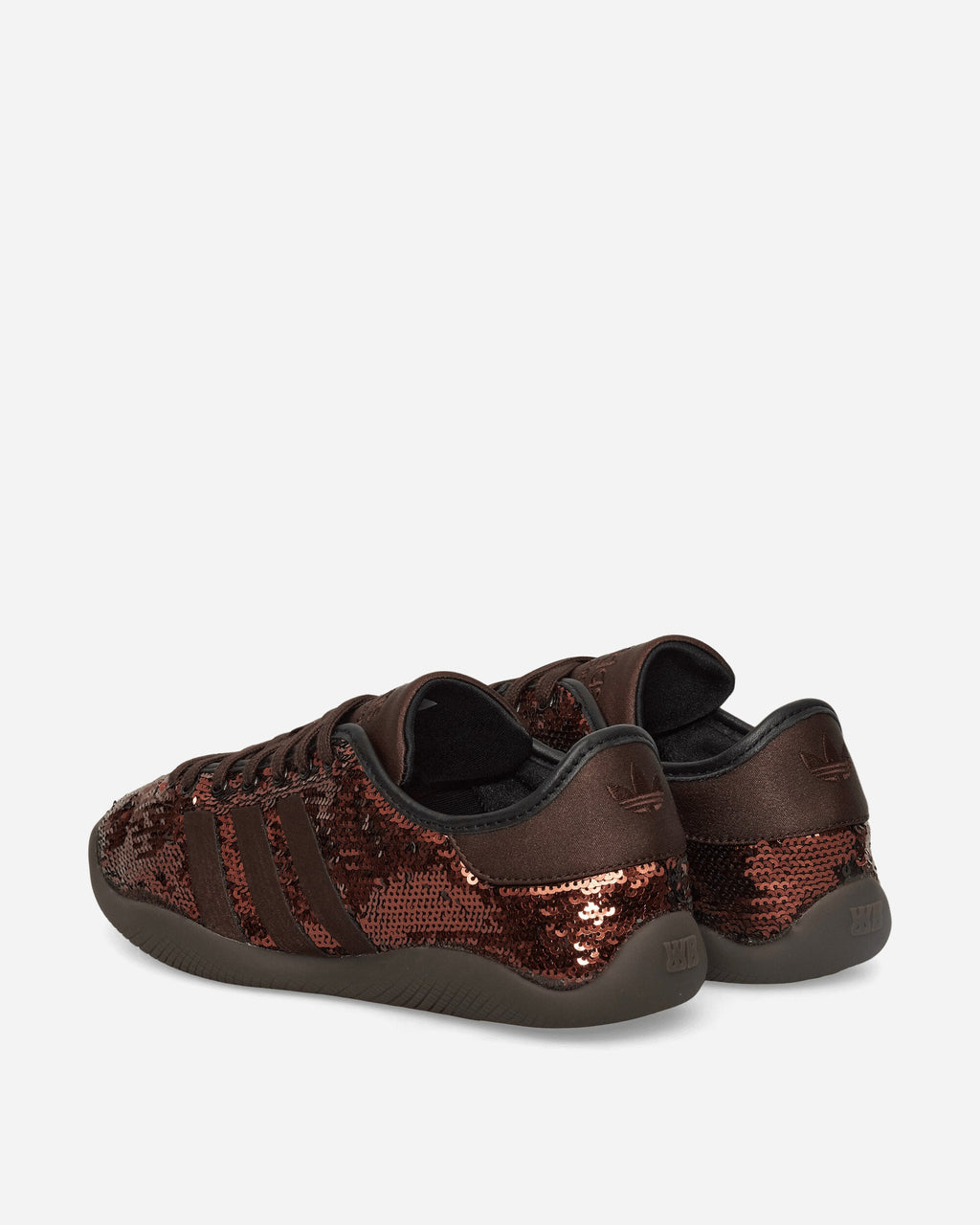 Оригінальна Wales Bonner Karintha Lo Sequin Sneakers Dark Brown Adidas – збільшений вид