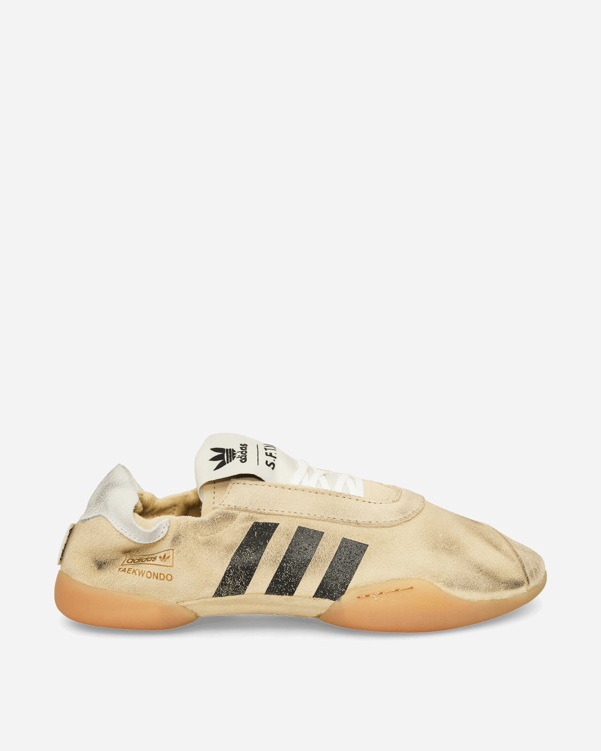 Оригінальна Womens Sftm Taekwondo Mei Sneakers Cream White Adidas – боковий вид - ADIDAS